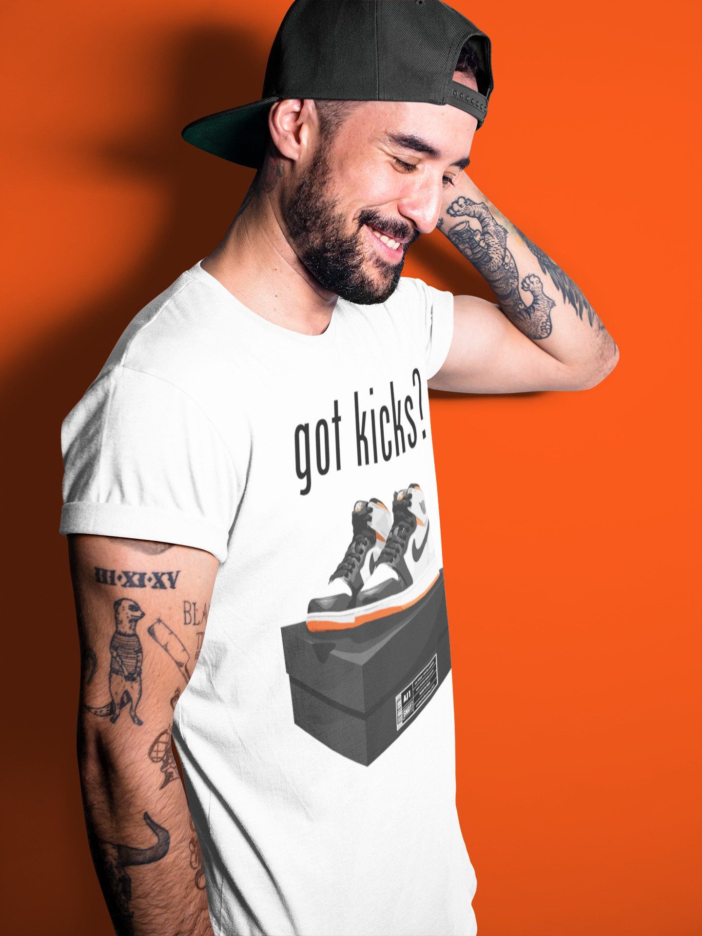Got Kicks Unisex Tops - Air Jordan 1 Electro Orange