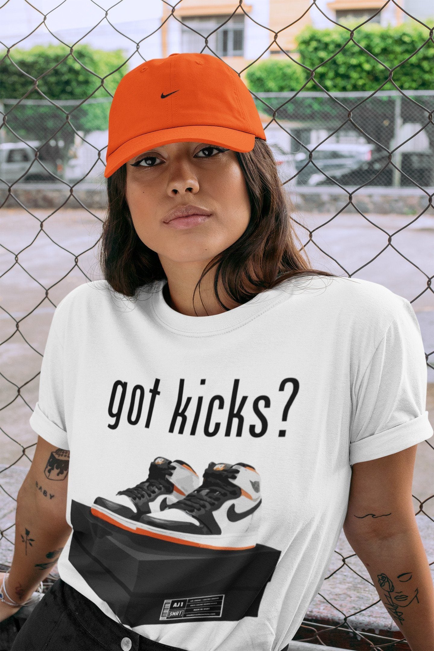 Got Kicks Unisex Tops - Air Jordan 1 Electro Orange