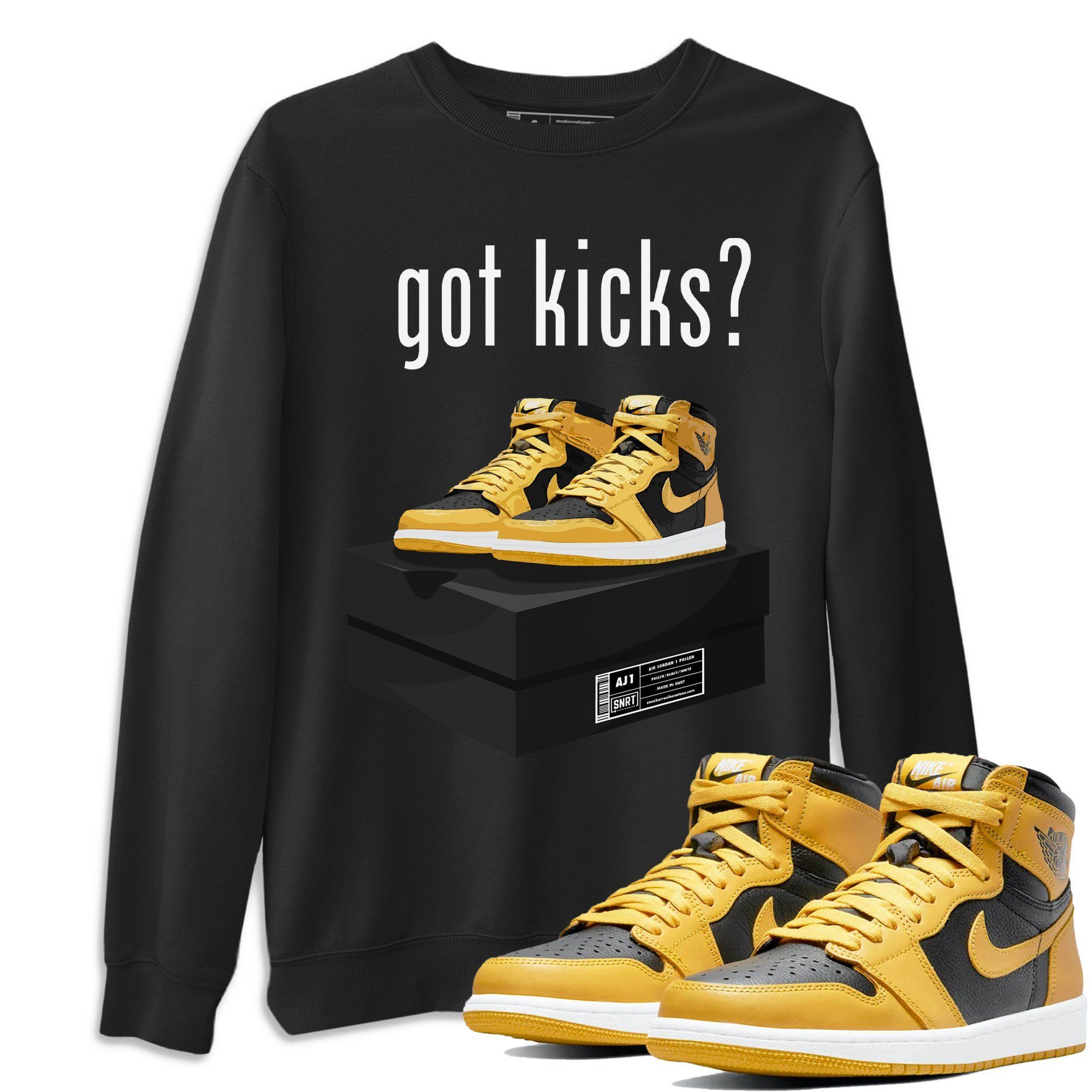 Got Kicks Unisex Tops - Air Jordan 1 Pollen