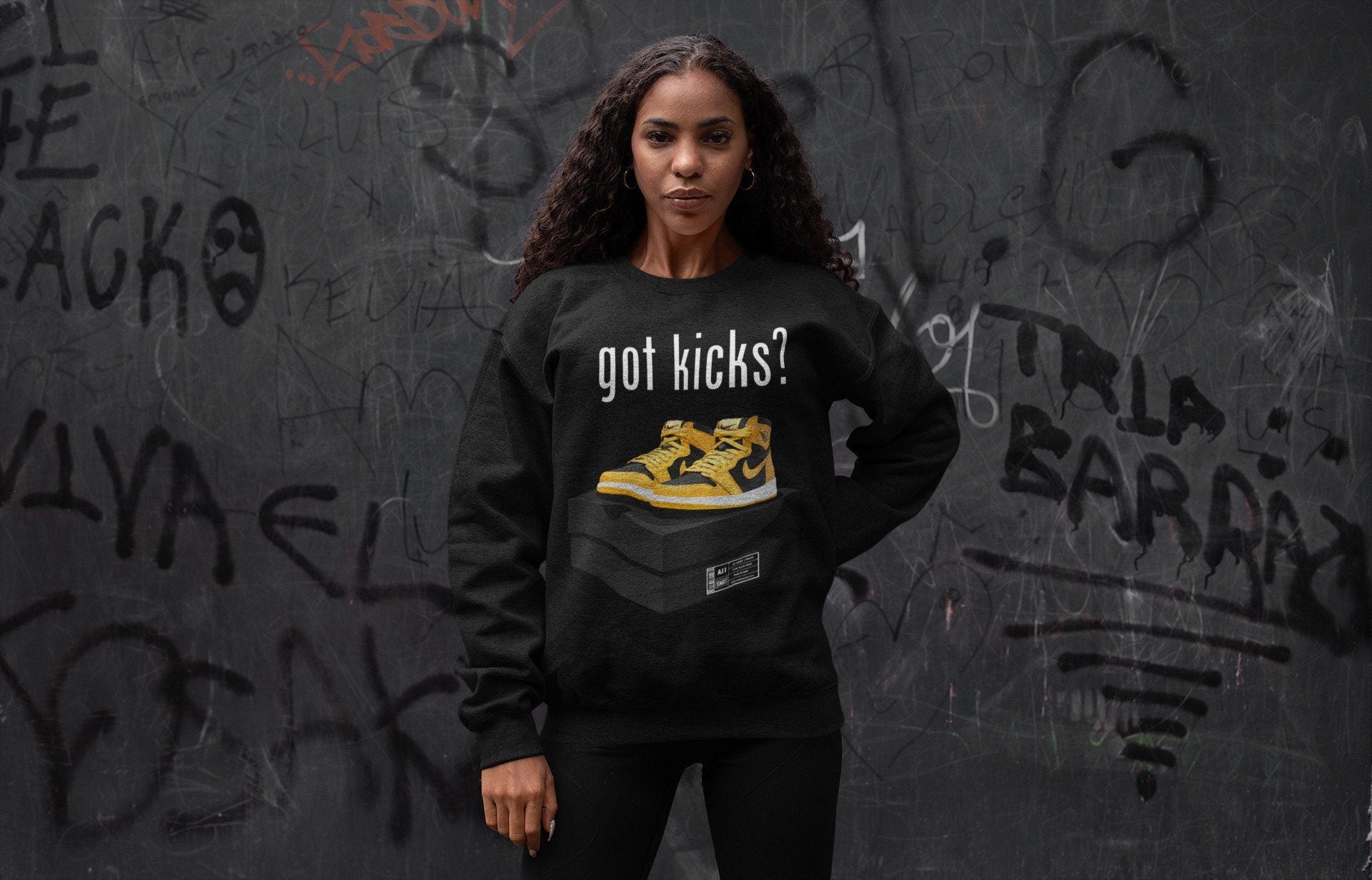 Got Kicks Unisex Tops - Air Jordan 1 Pollen