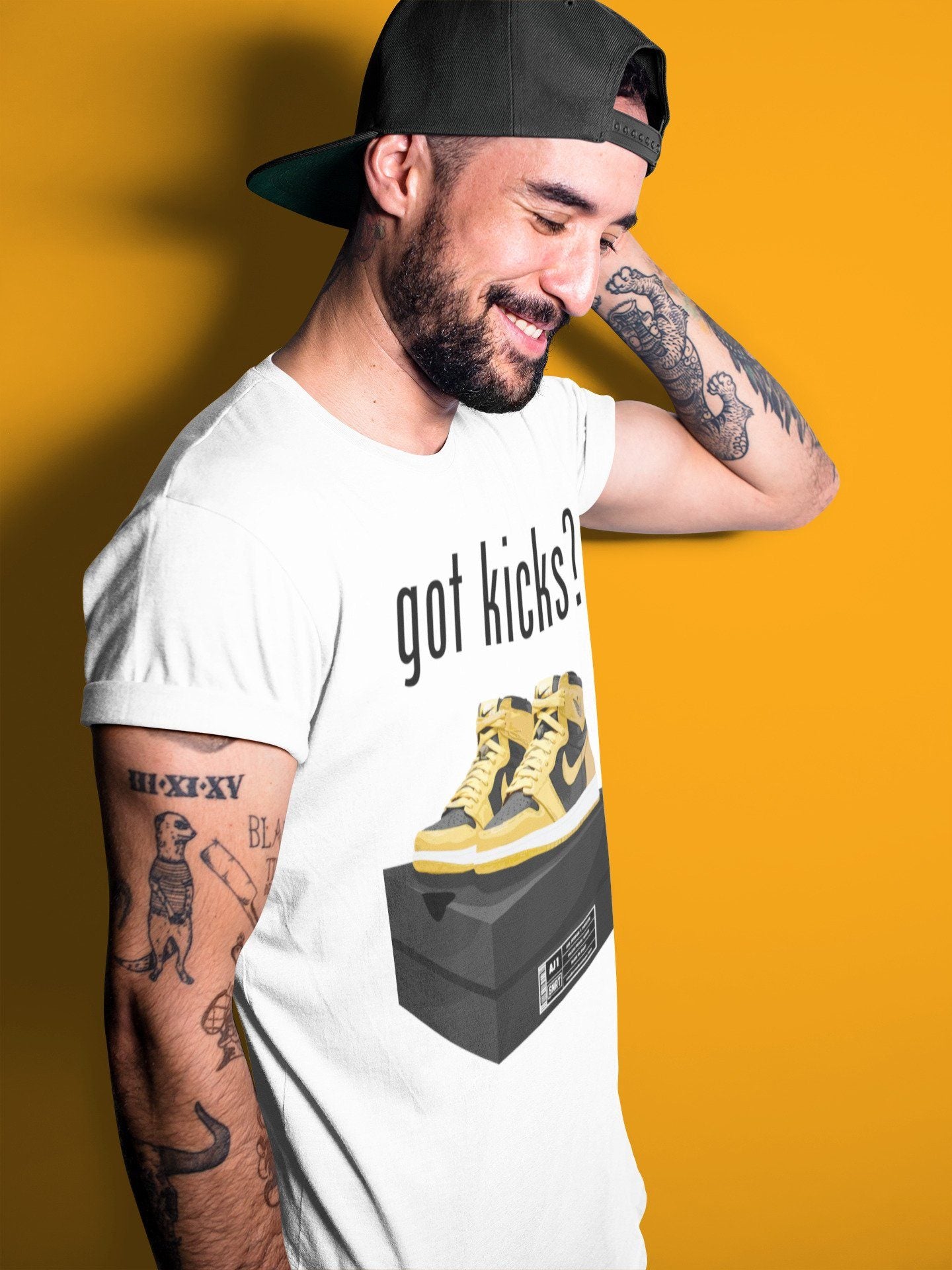 Got Kicks Unisex Tops - Air Jordan 1 Pollen