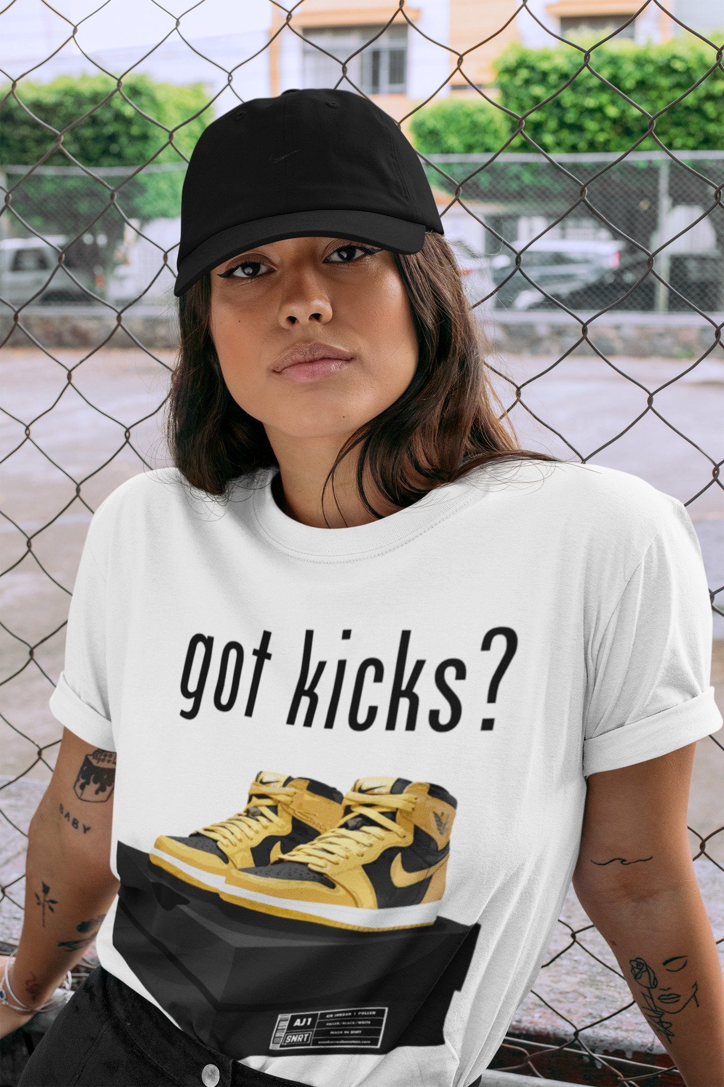 Got Kicks Unisex Tops - Air Jordan 1 Pollen