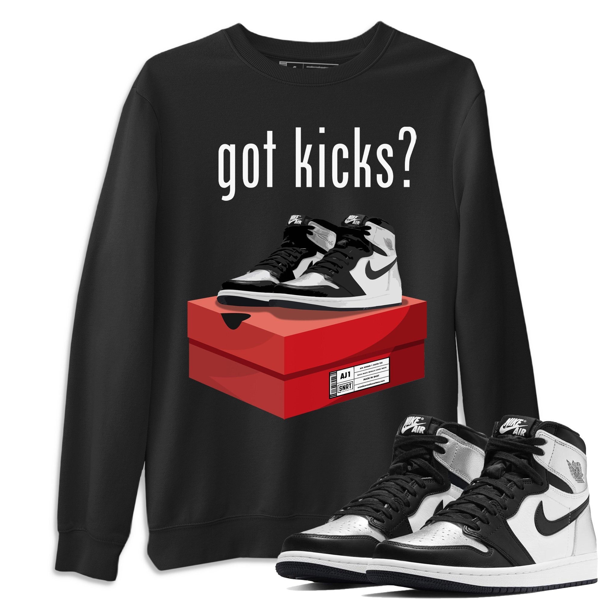 Got Kicks Unisex Tops - Air Jordan 1 Silver Toe
