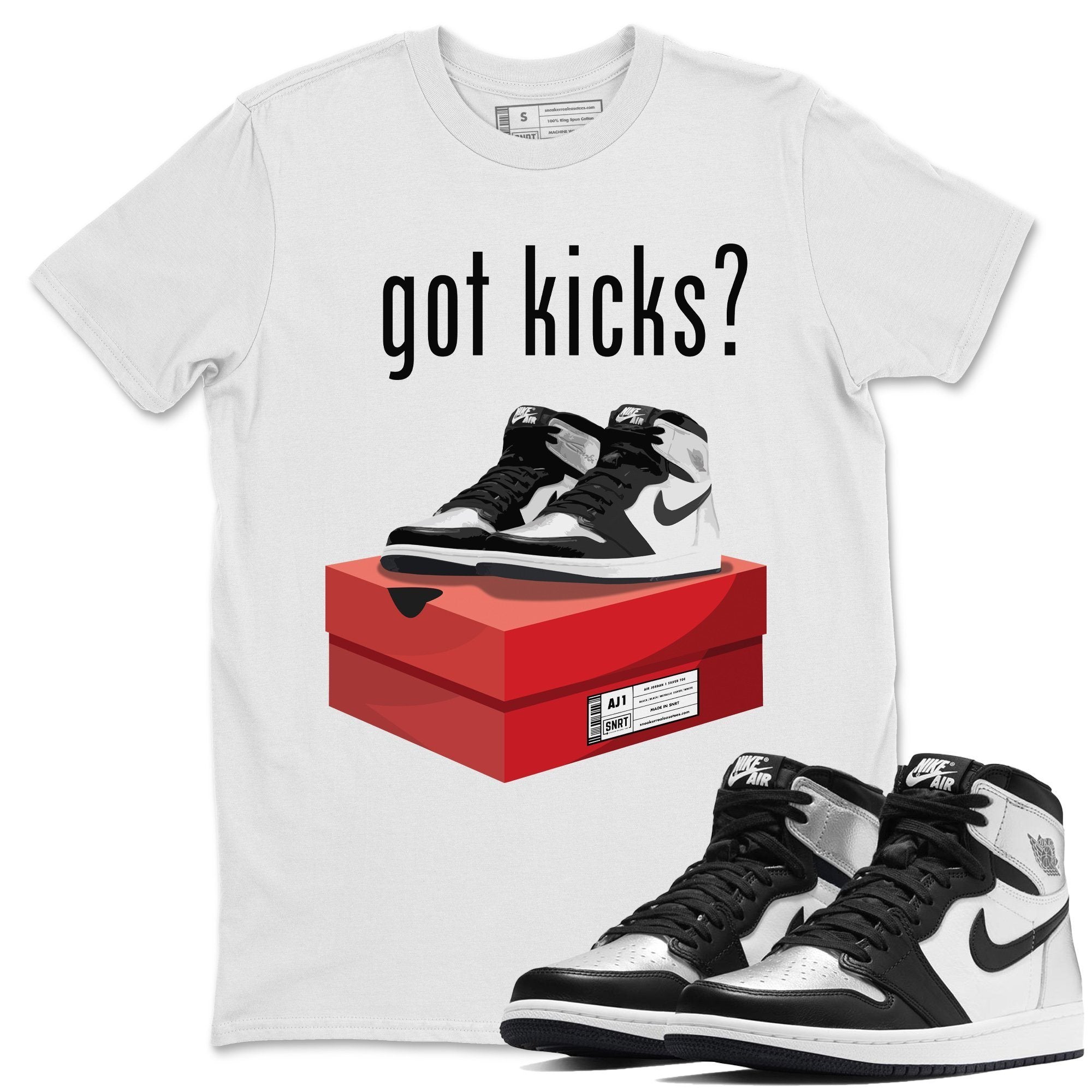 Got Kicks Unisex Tops - Air Jordan 1 Silver Toe