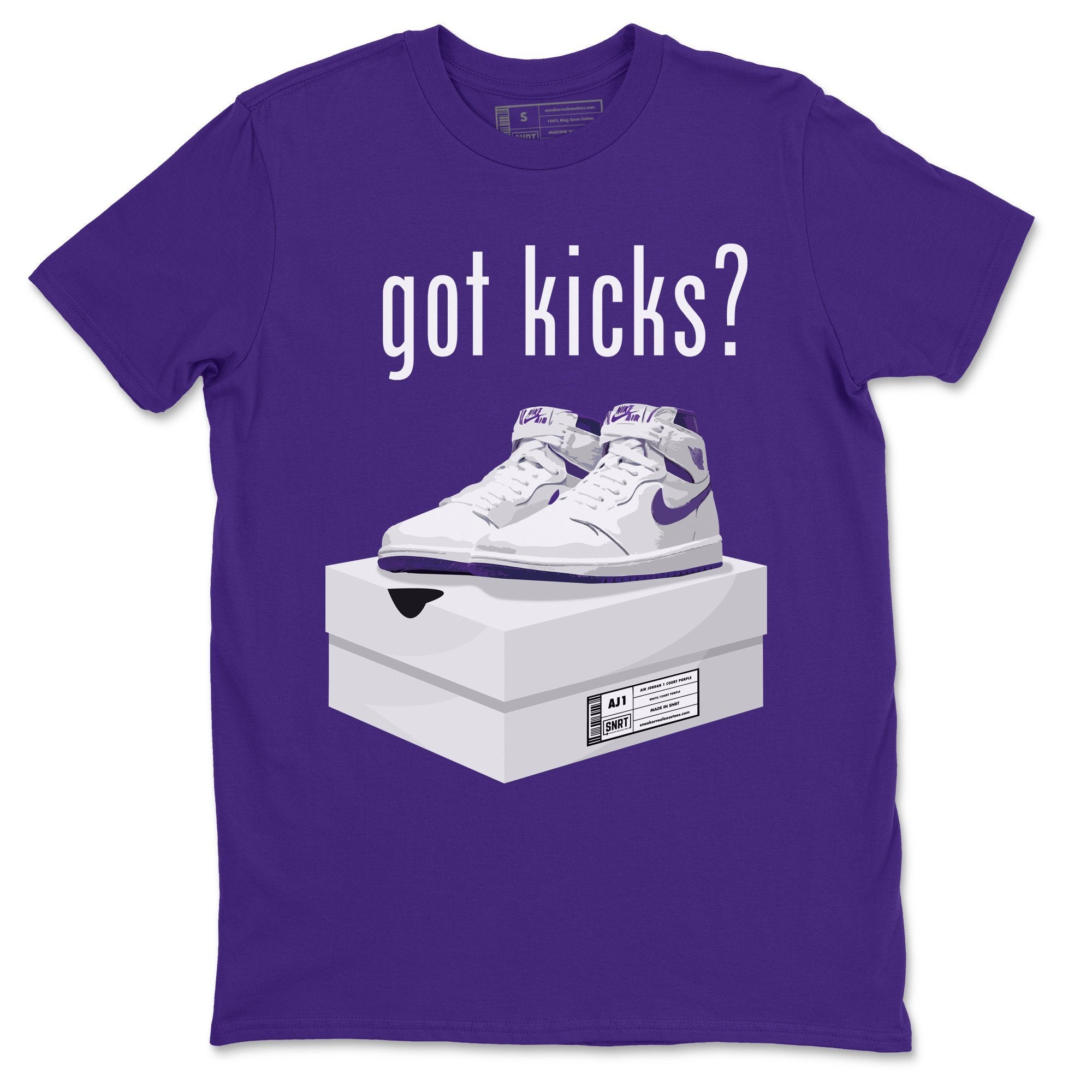 Got Kicks Unisex Tops - Air Jordan 1 WMNS Court Purple
