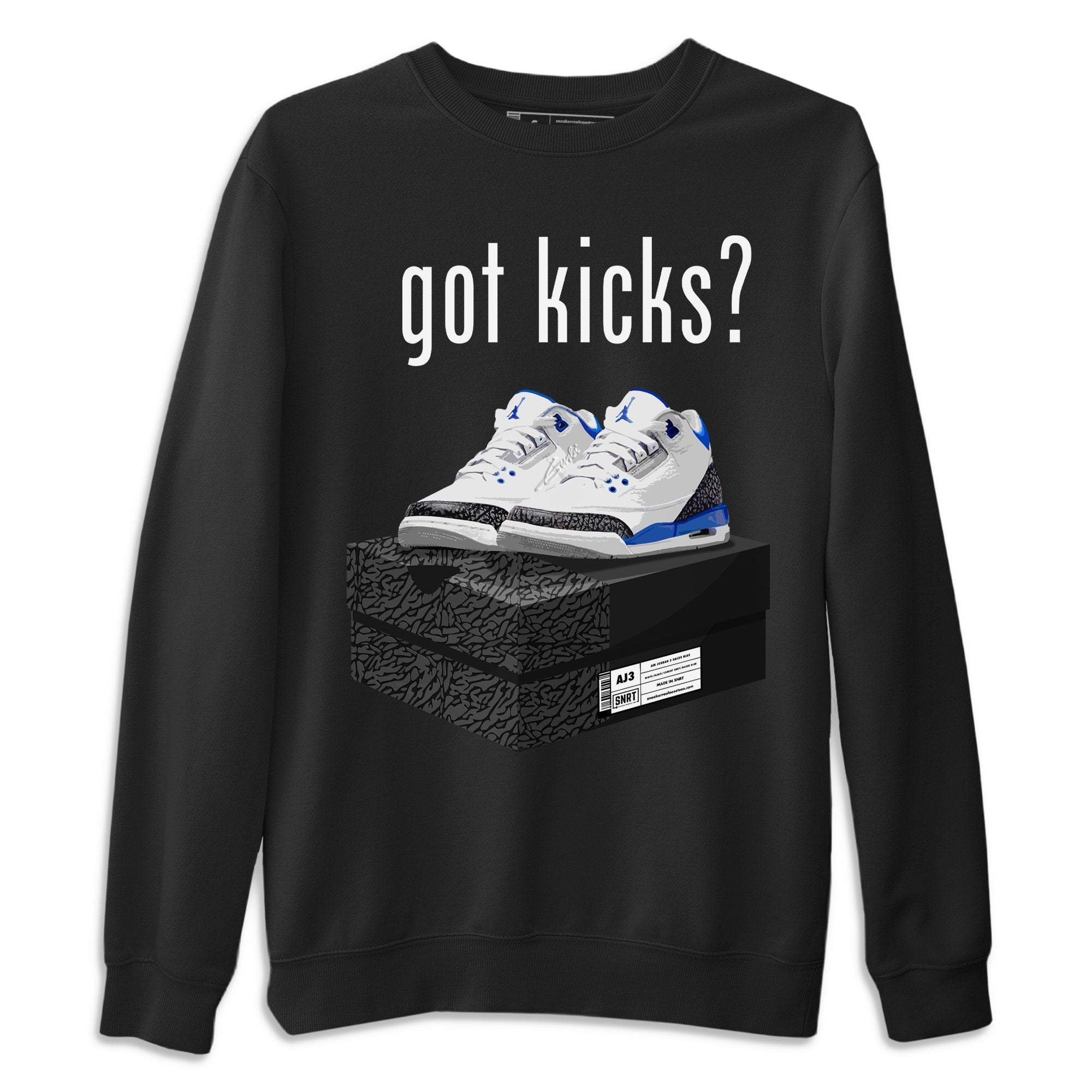 Got Kicks Unisex Tops - Air Jordan 3 Racer Blue