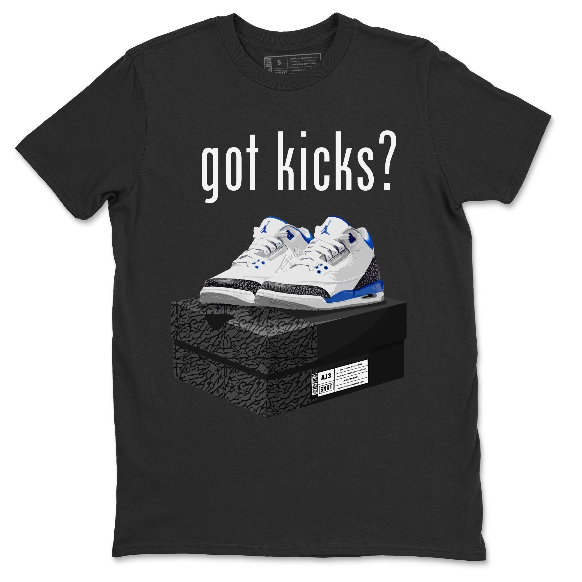 Got Kicks Unisex Tops - Air Jordan 3 Racer Blue