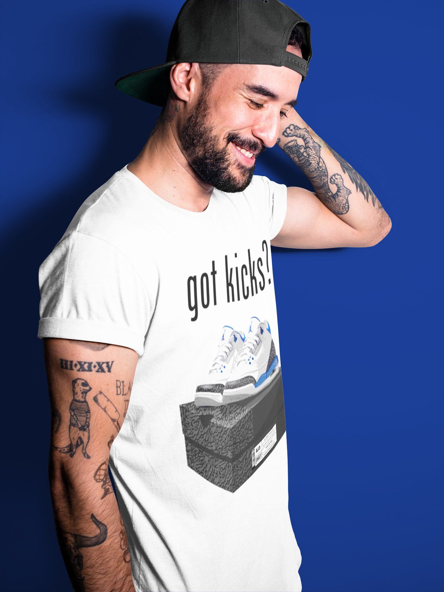 Got Kicks Unisex Tops - Air Jordan 3 Racer Blue
