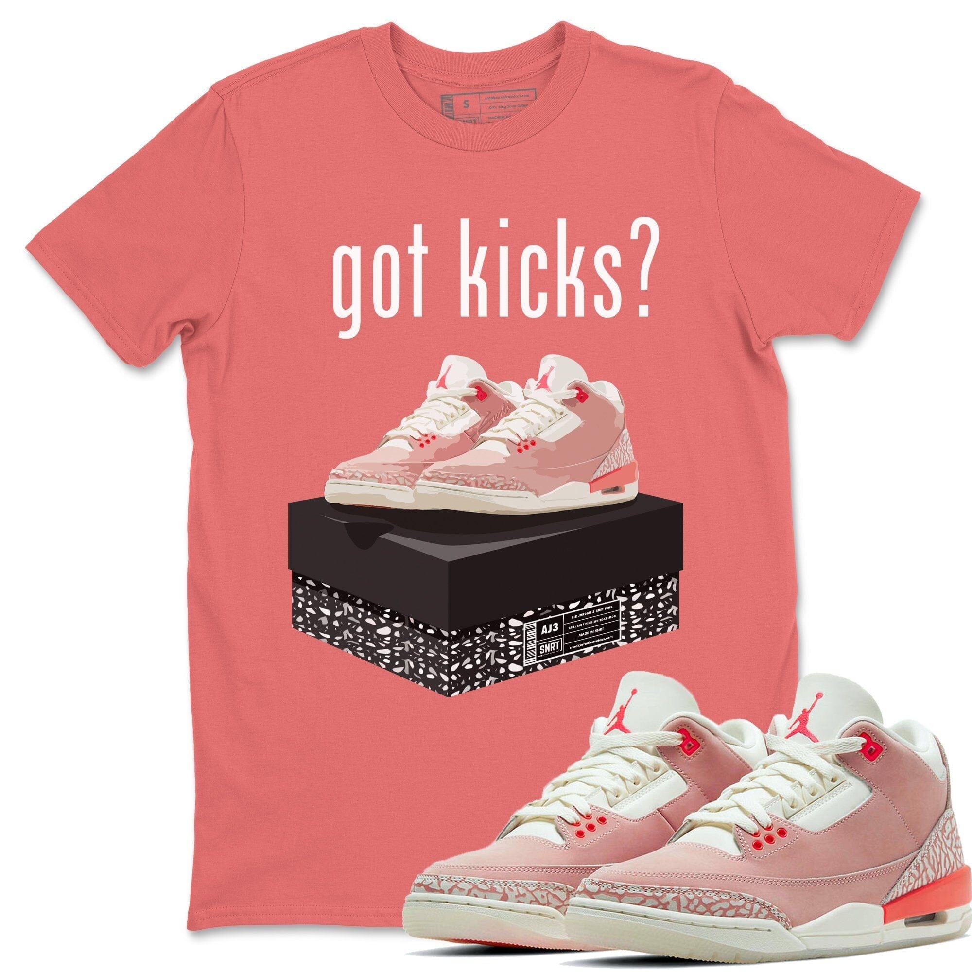 Got Kicks Unisex Tops - Air Jordan 3 Rust Pink
