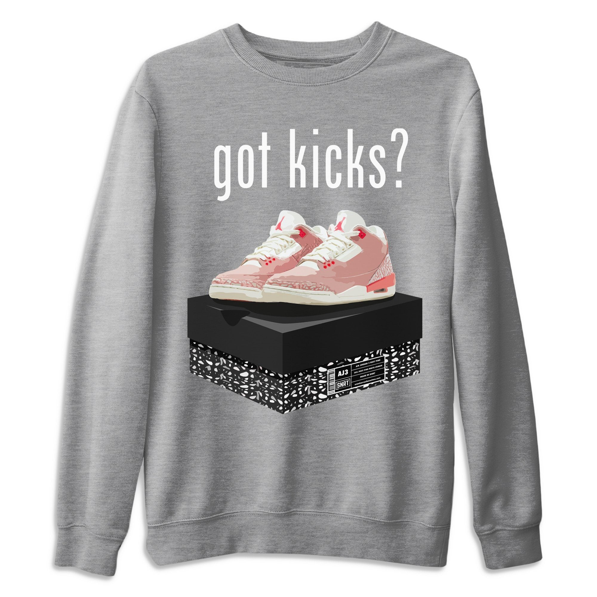 Got Kicks Unisex Tops - Air Jordan 3 Rust Pink