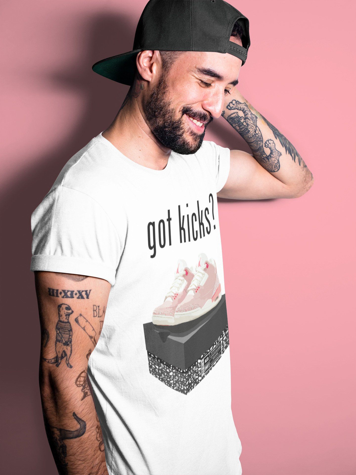 Got Kicks Unisex Tops - Air Jordan 3 Rust Pink