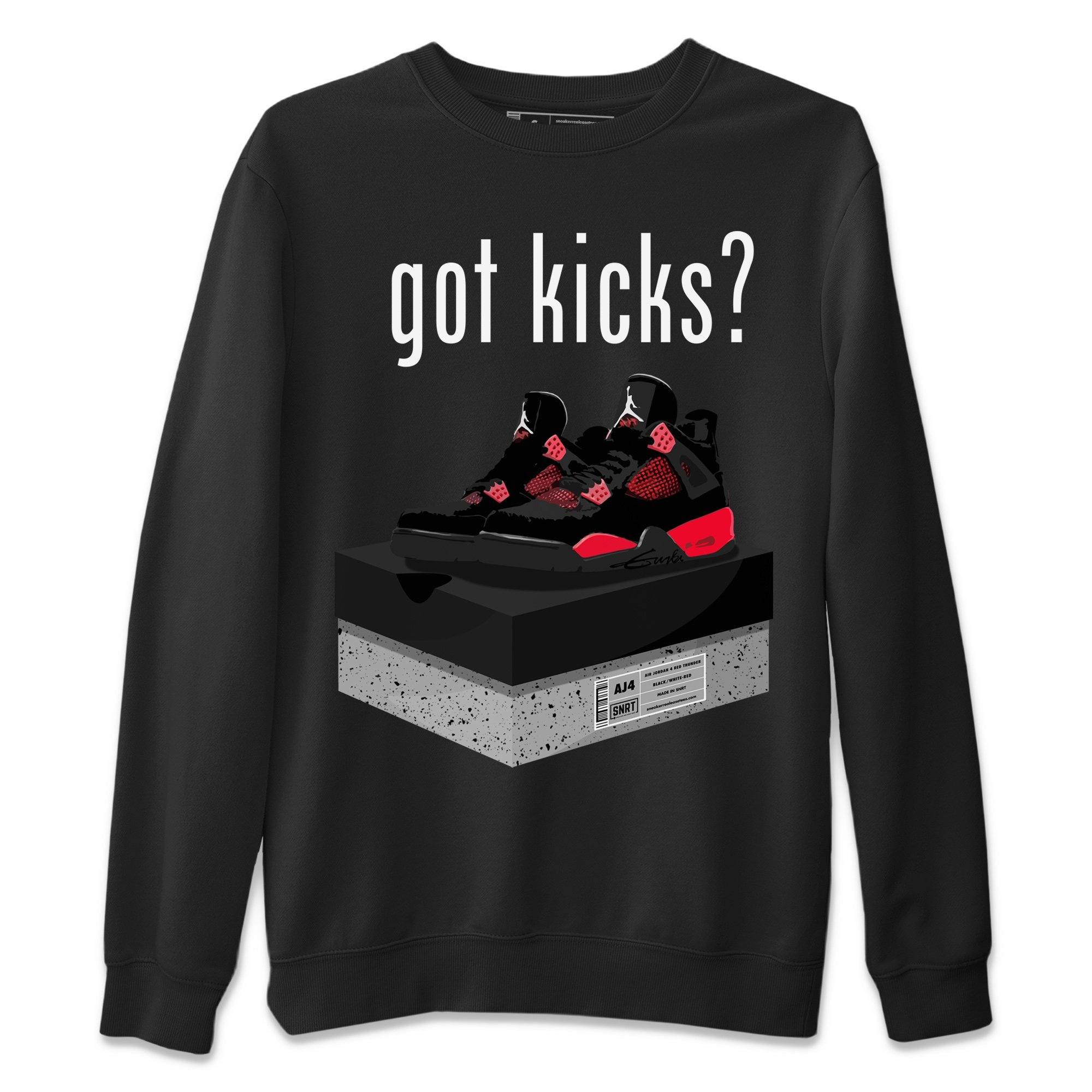 Got Kicks Unisex Tops - Air Jordan 4 Red Thunder