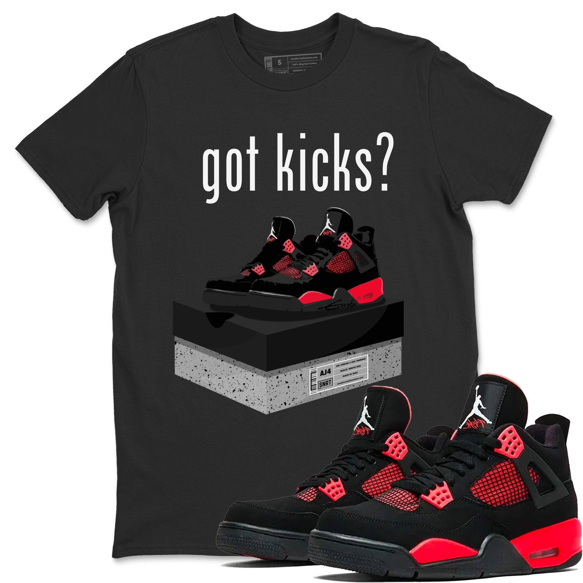Got Kicks Unisex Tops - Air Jordan 4 Red Thunder