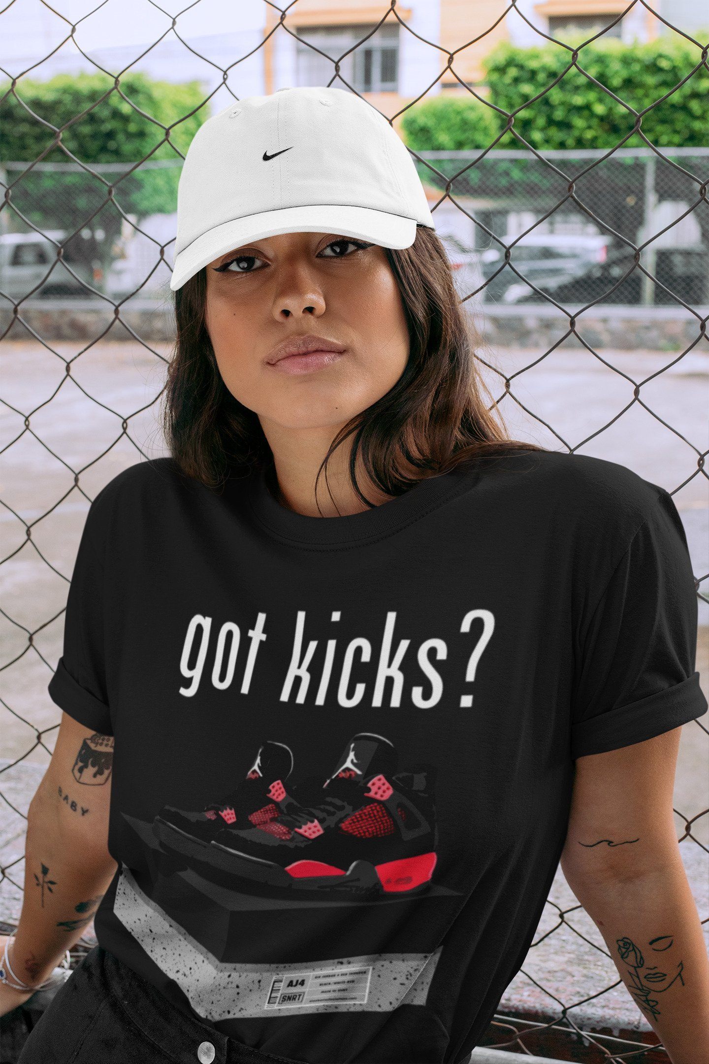 Got Kicks Unisex Tops - Air Jordan 4 Red Thunder