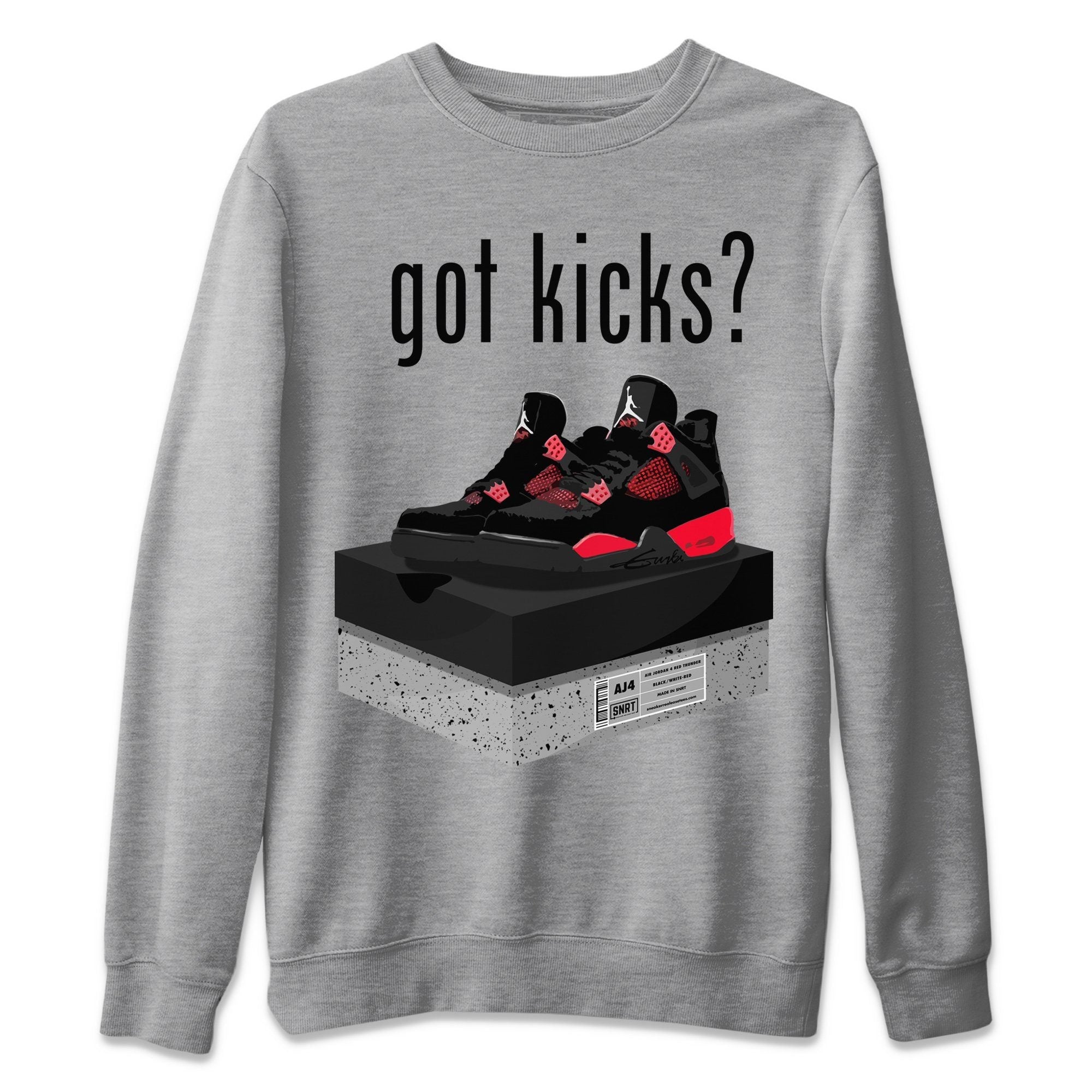 Got Kicks Unisex Tops - Air Jordan 4 Red Thunder
