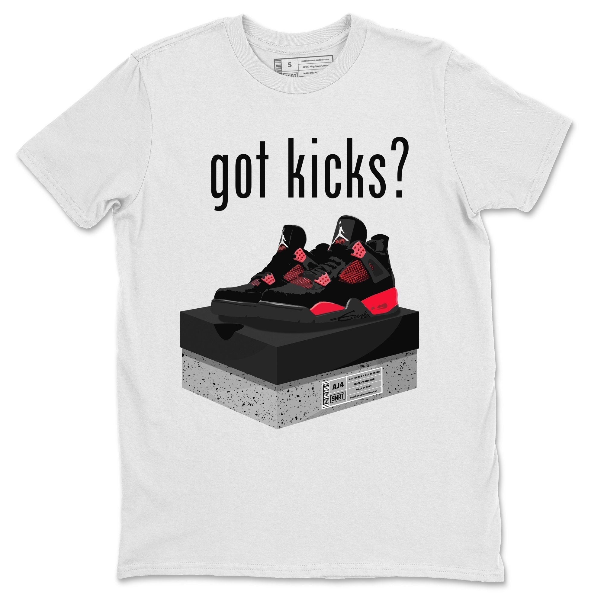 Got Kicks Unisex Tops - Air Jordan 4 Red Thunder