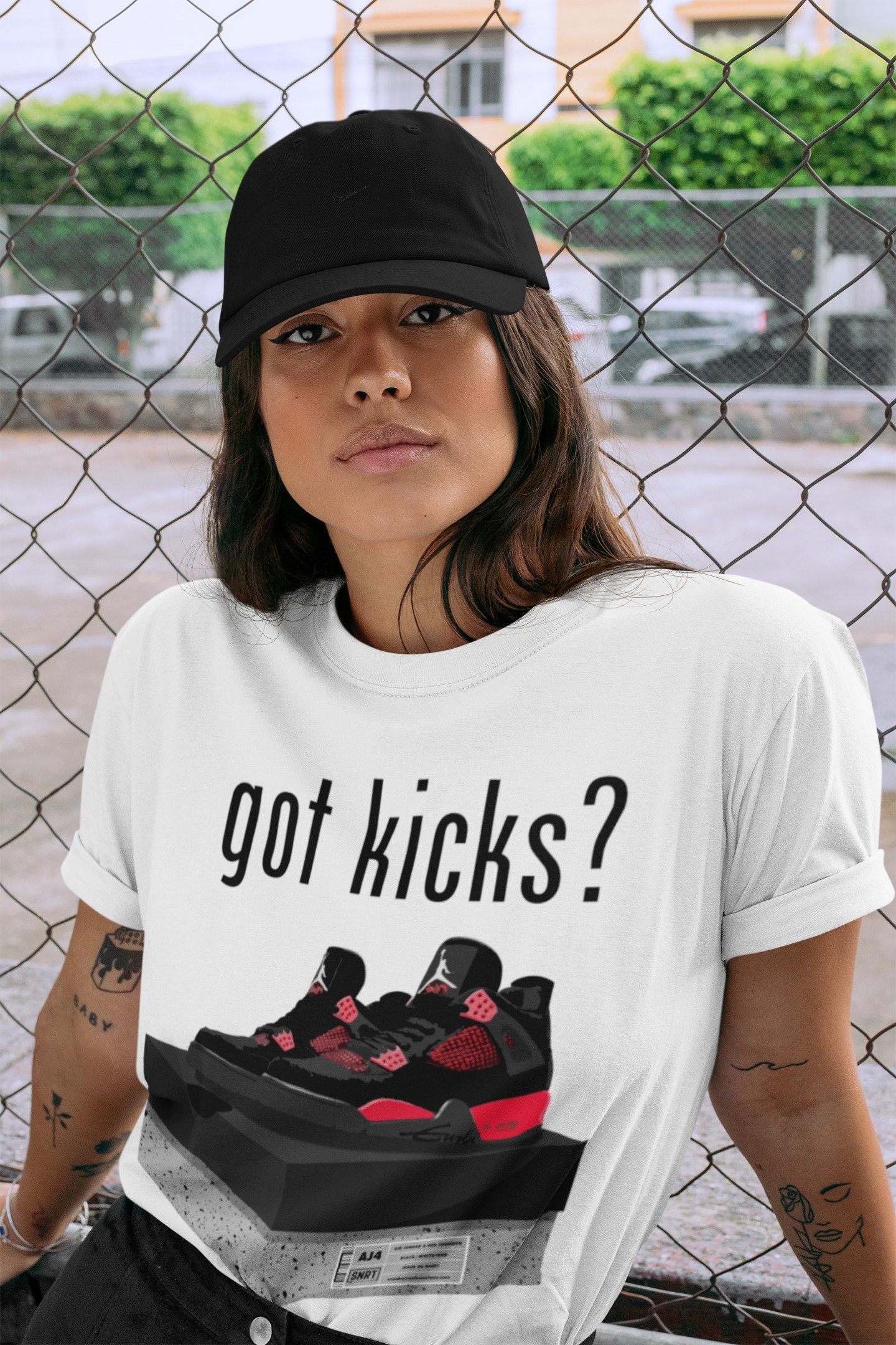 Got Kicks Unisex Tops - Air Jordan 4 Red Thunder