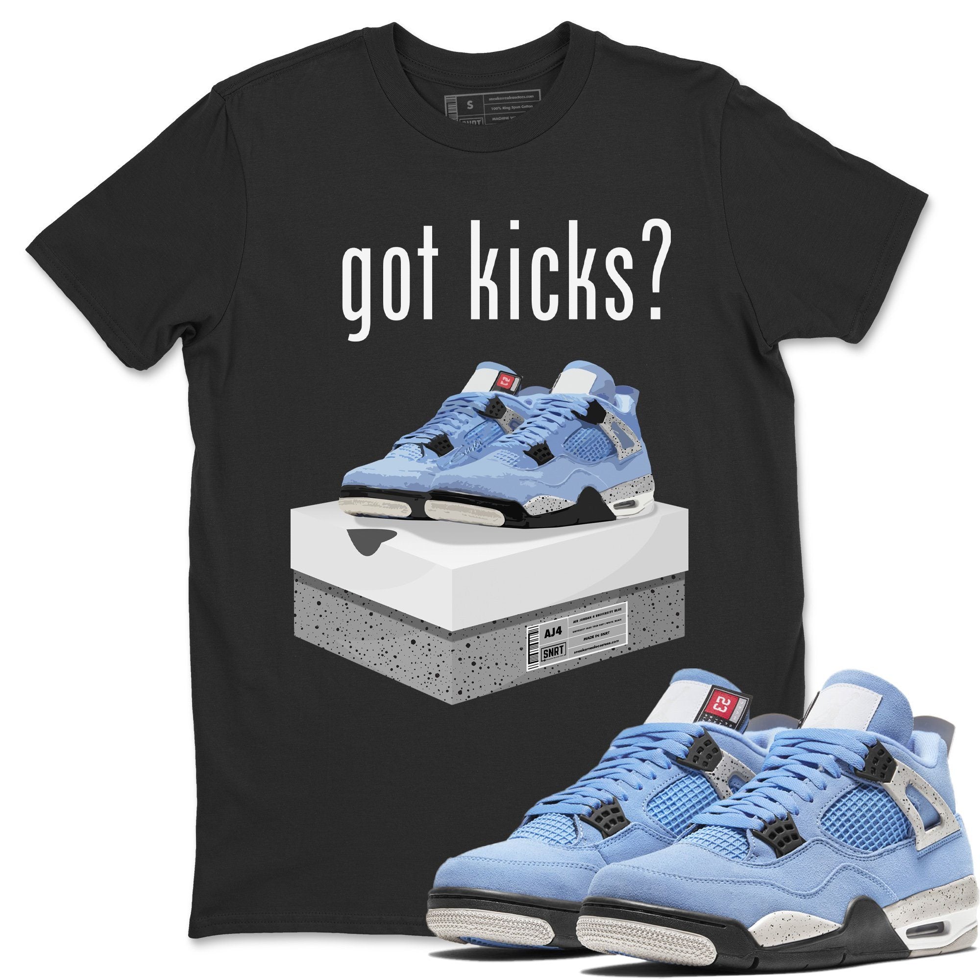Got Kicks Unisex Tops - Air Jordan 4 University Blue
