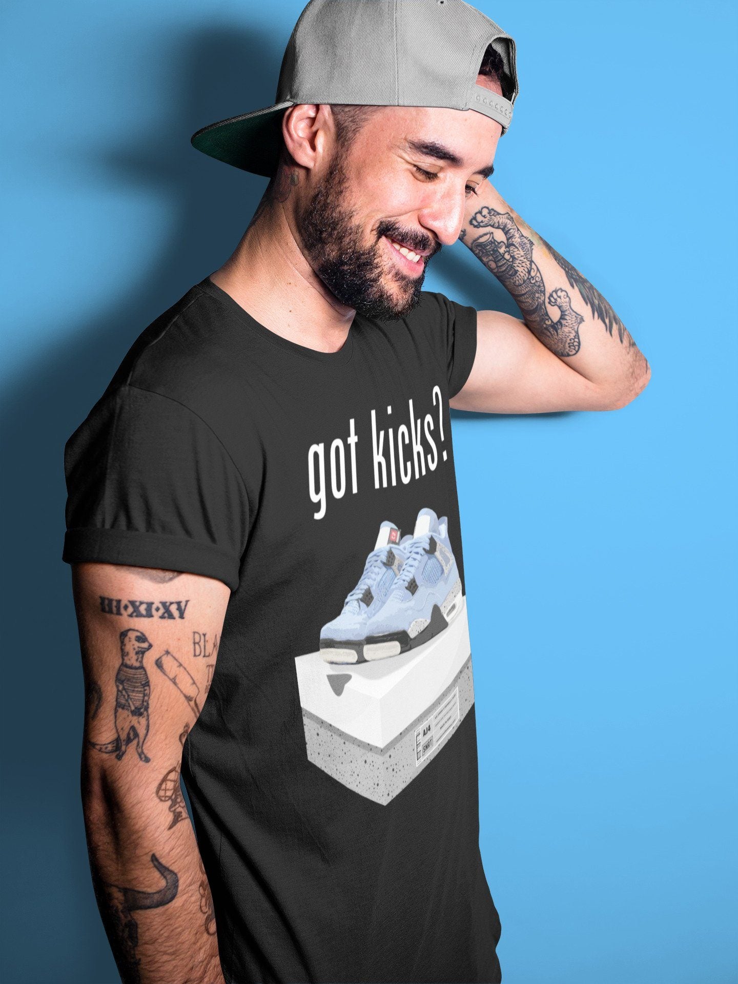 Got Kicks Unisex Tops - Air Jordan 4 University Blue