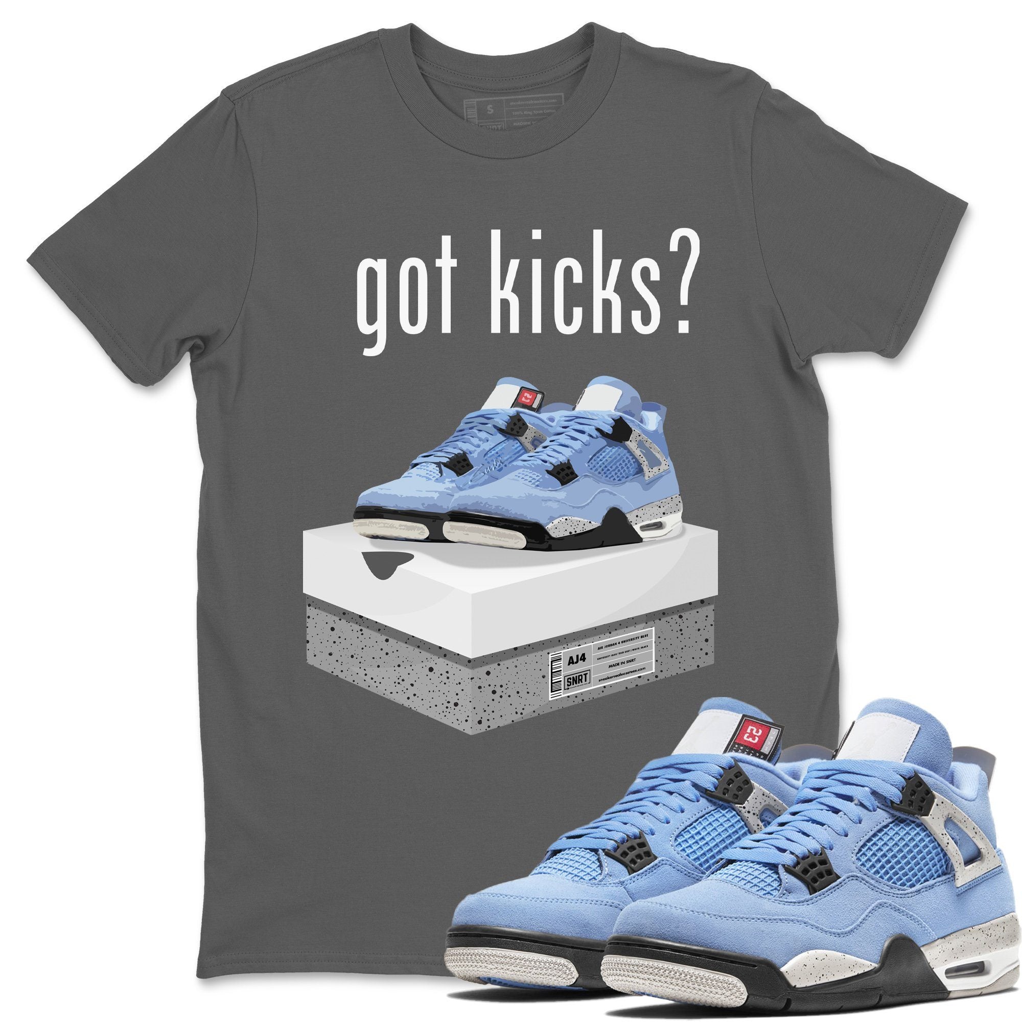 Got Kicks Unisex Tops - Air Jordan 4 University Blue