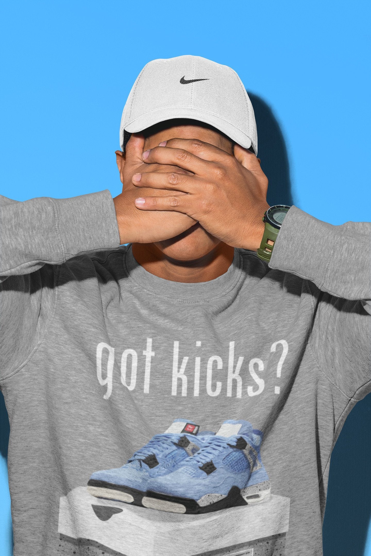 Got Kicks Unisex Tops - Air Jordan 4 University Blue