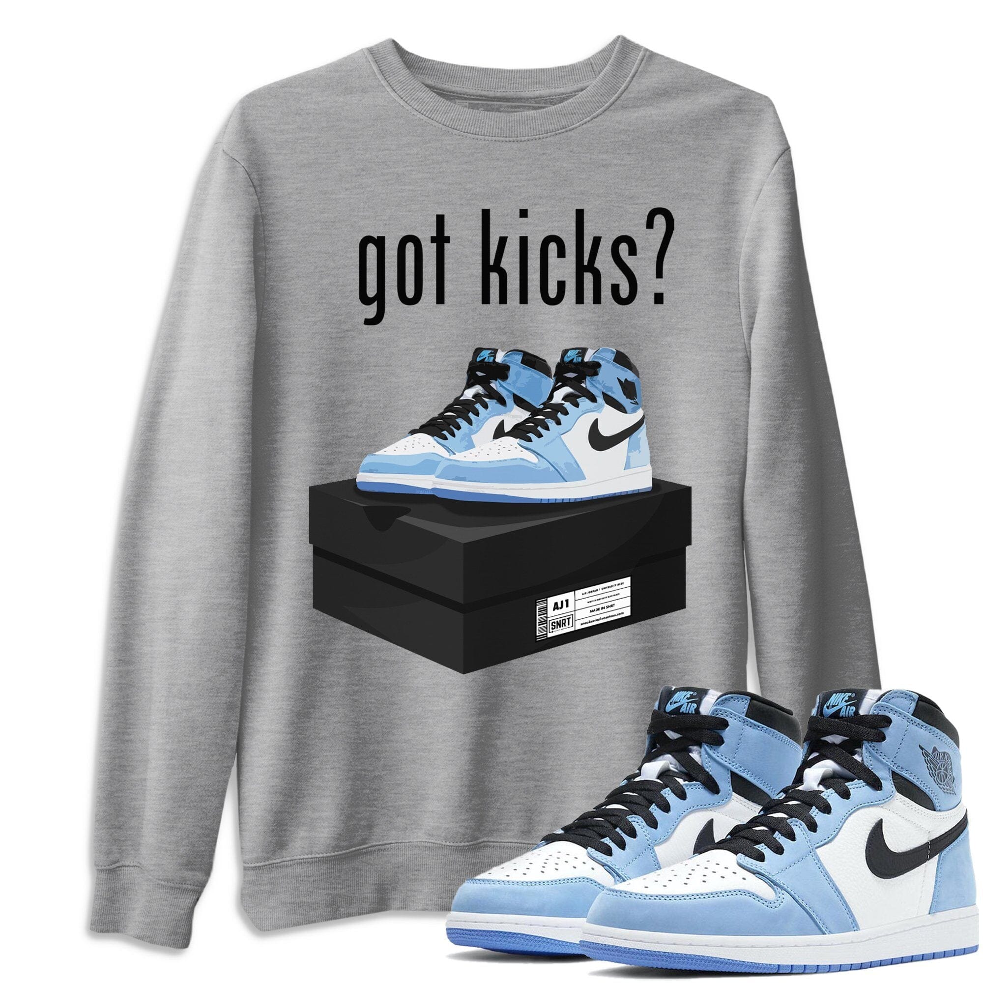 Got Kicks Unisex Tops - Air Jordan 1 University Blue