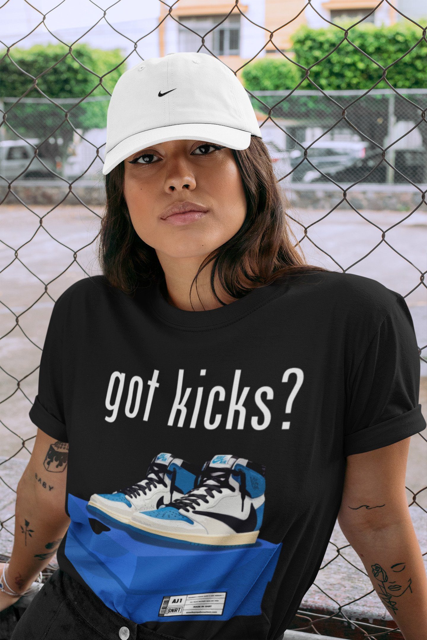 Got Kicks Unisex Tops - Air Jordan 1 Travis Scott Fragment