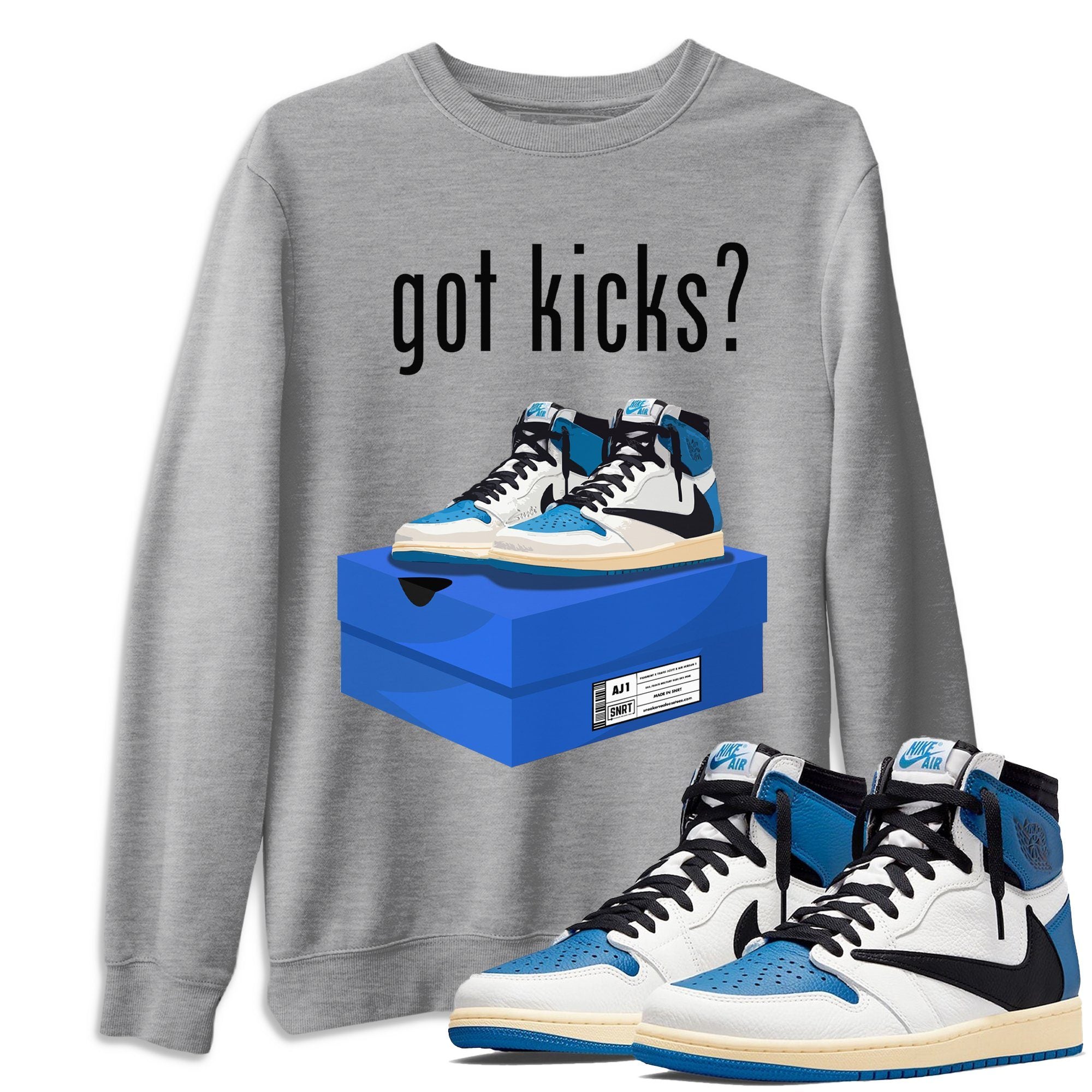 Got Kicks Unisex Tops - Air Jordan 1 Travis Scott Fragment