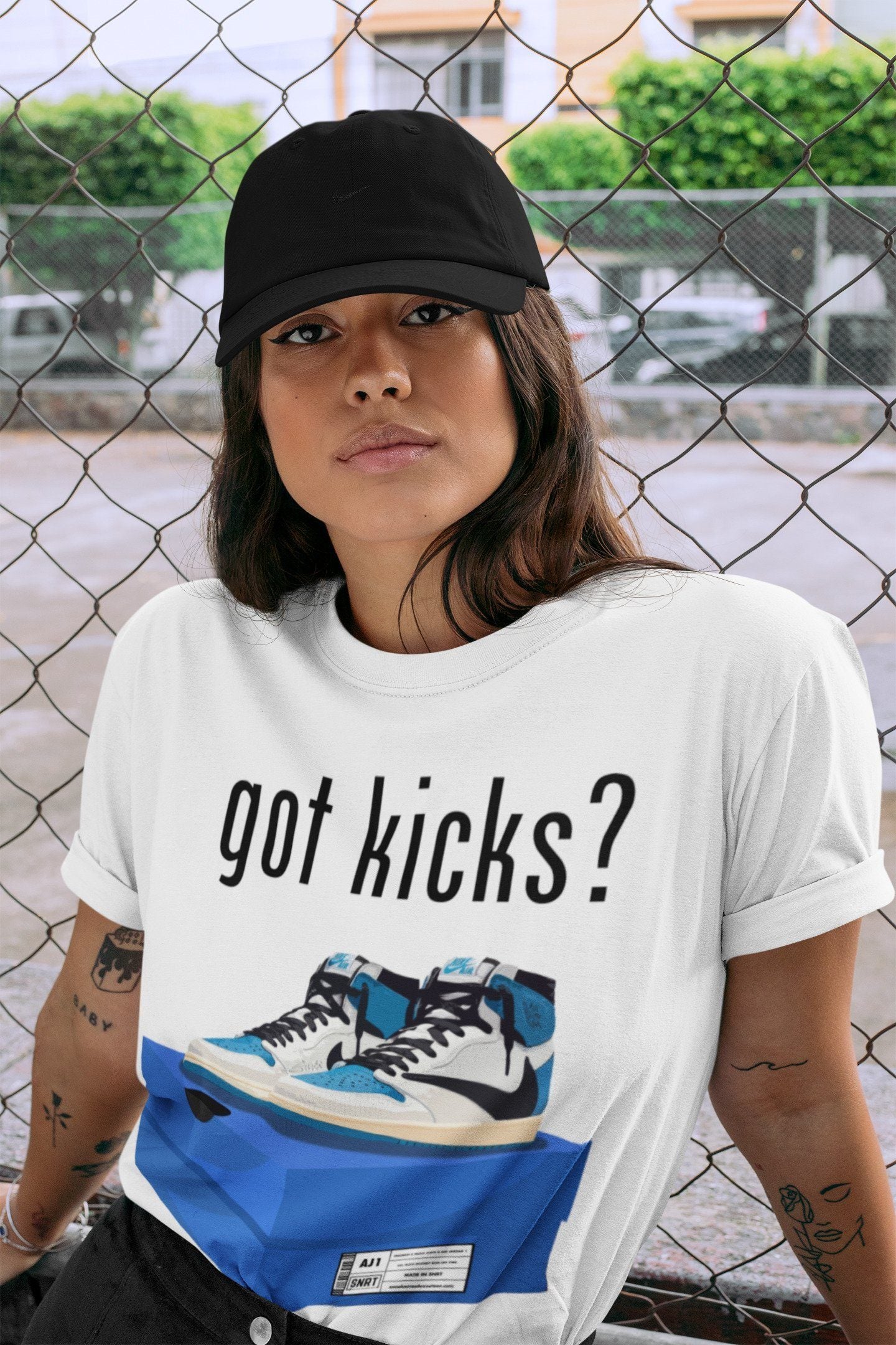 Got Kicks Unisex Tops - Air Jordan 1 Travis Scott Fragment