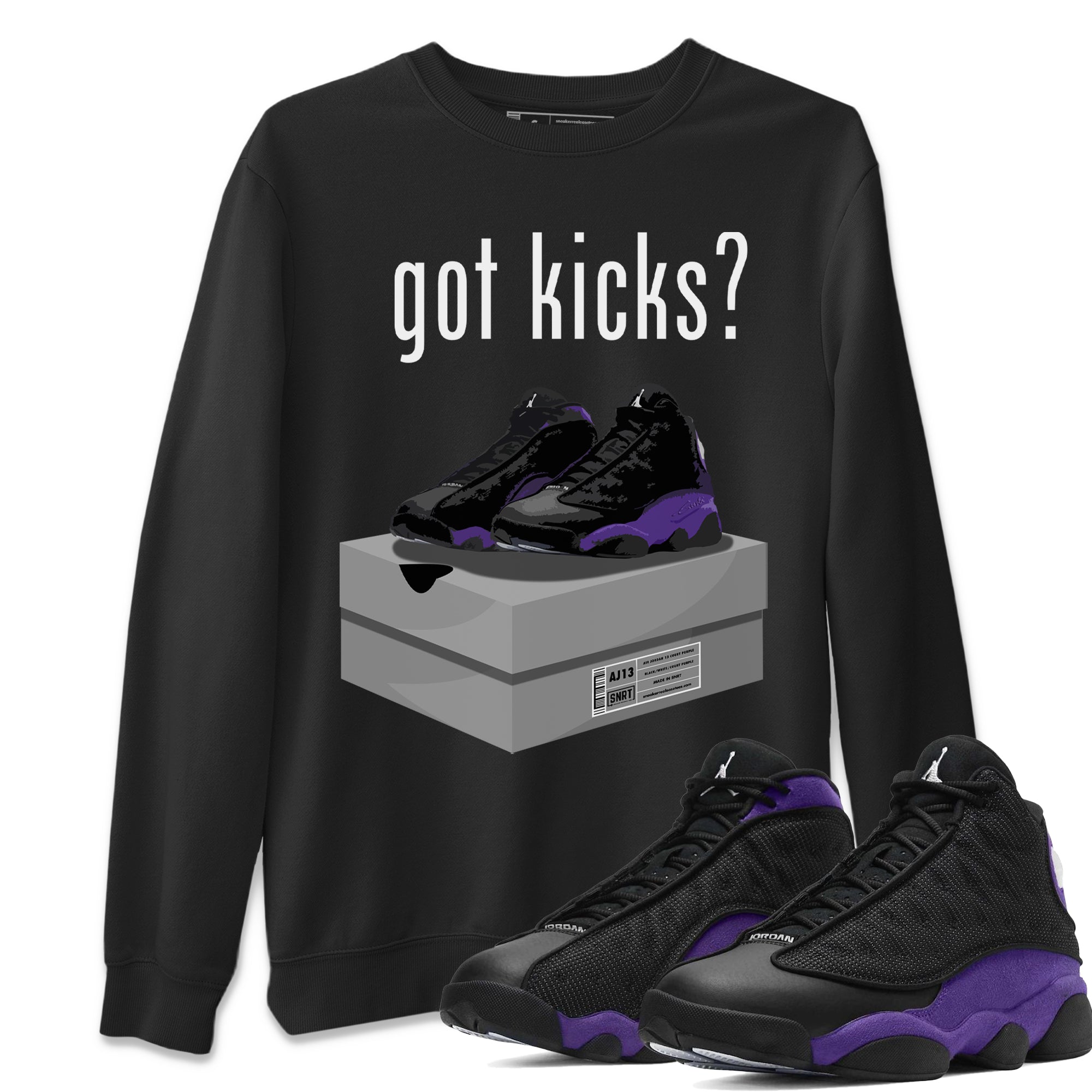 Got Kicks Unisex Tops - Air Jordan 13 Court Purple