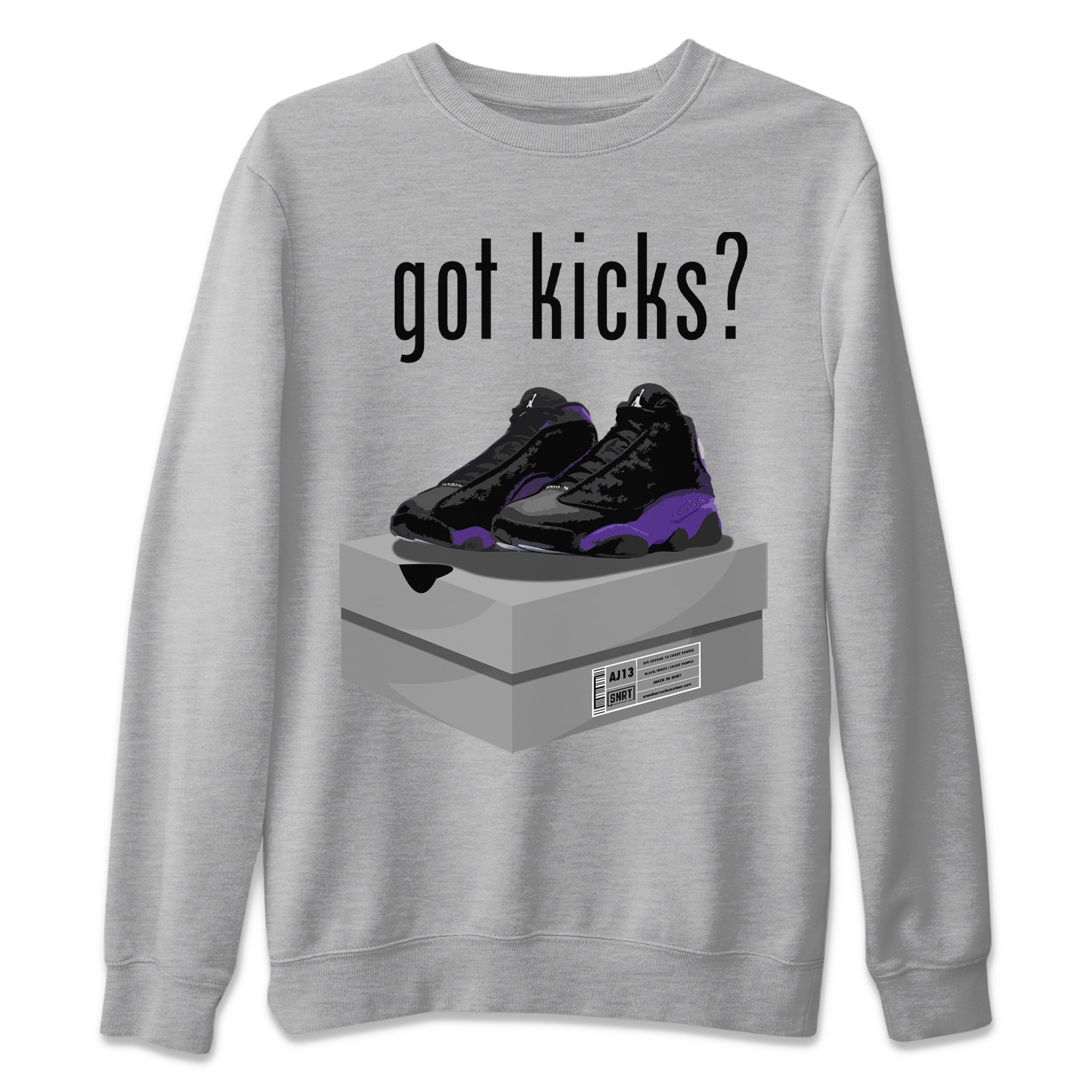 Got Kicks Unisex Tops - Air Jordan 13 Court Purple