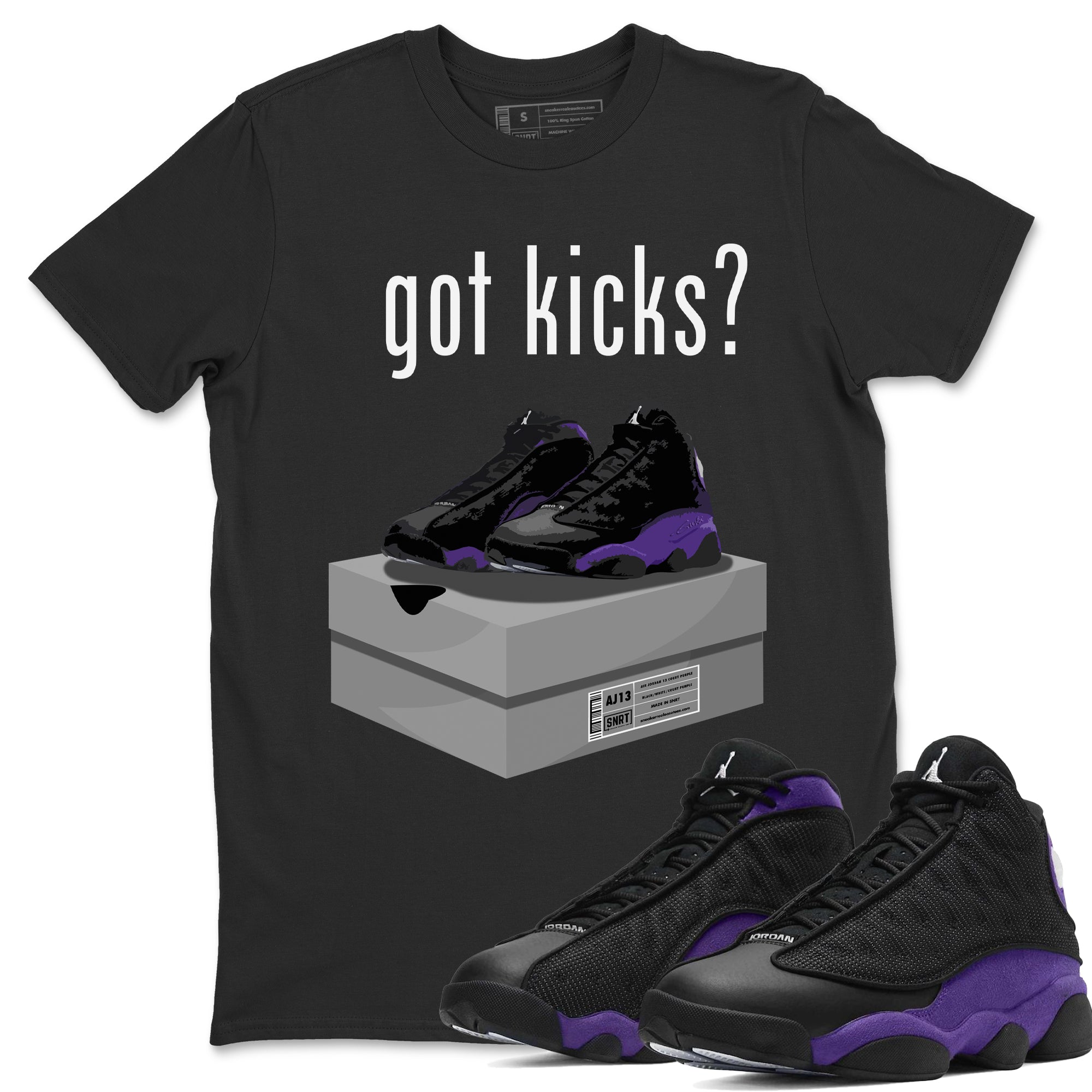 Got Kicks Unisex Tops - Air Jordan 13 Court Purple