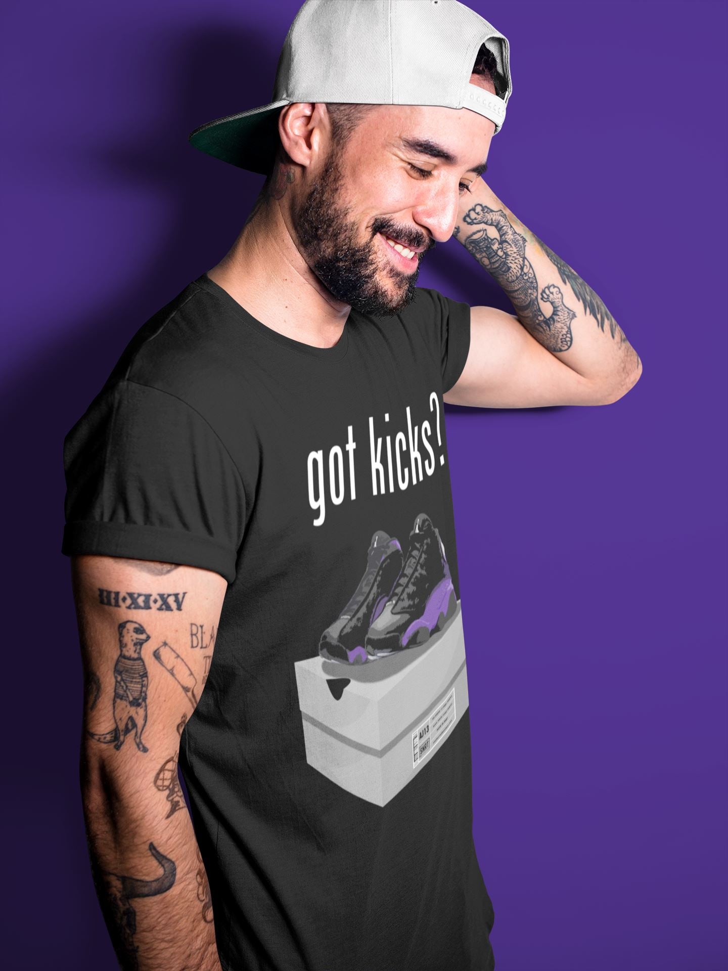 Got Kicks Unisex Tops - Air Jordan 13 Court Purple