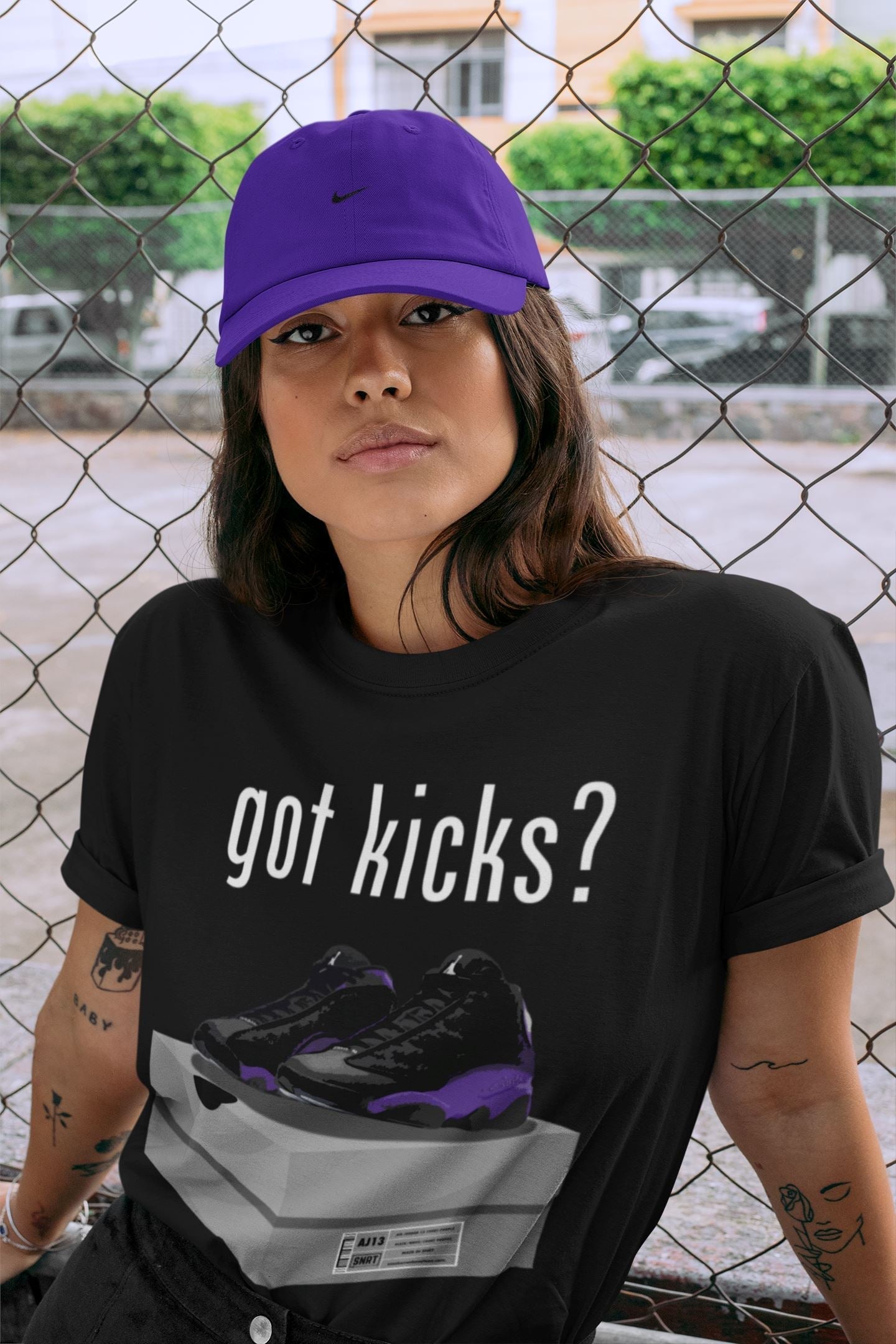 Got Kicks Unisex Tops - Air Jordan 13 Court Purple