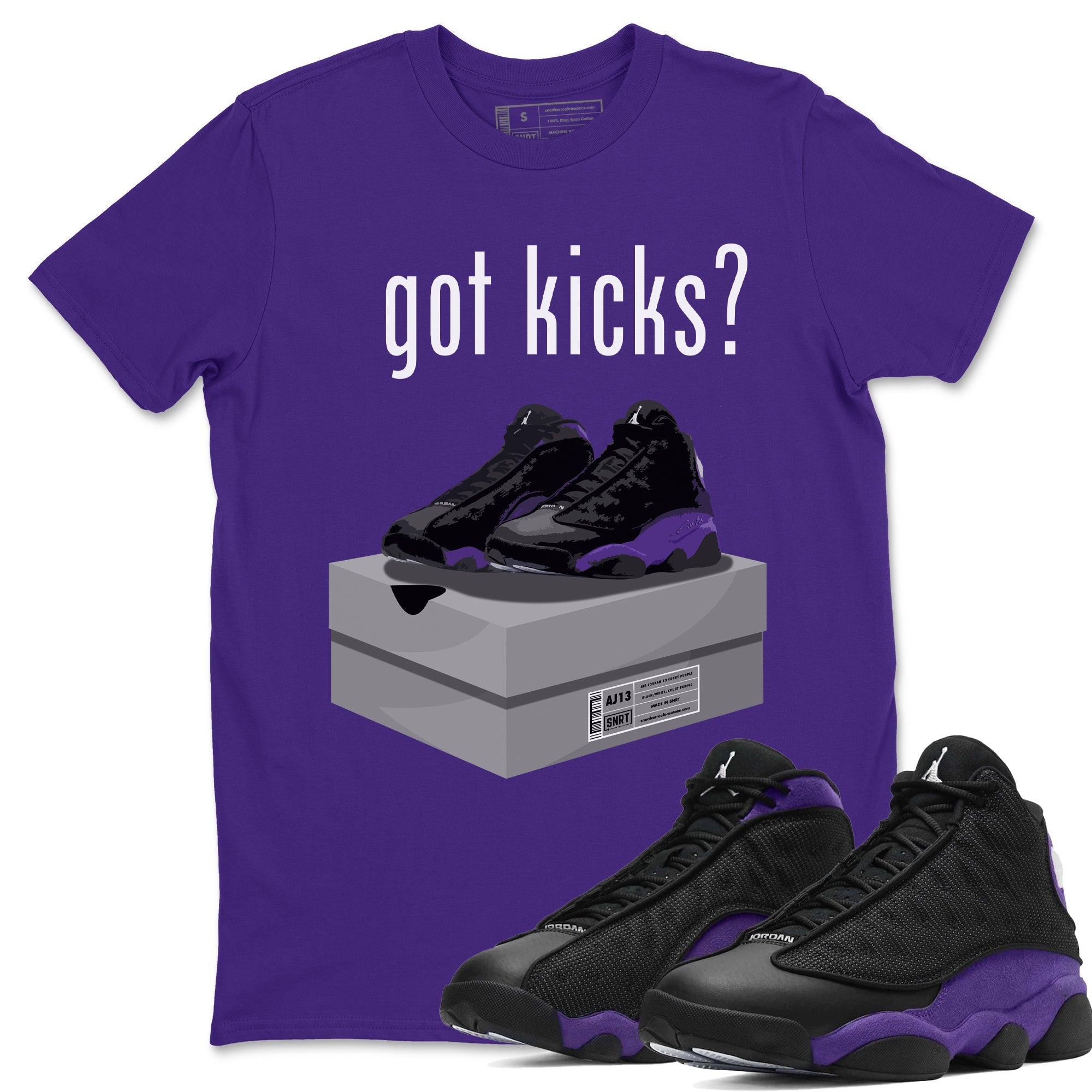 Got Kicks Unisex Tops - Air Jordan 13 Court Purple