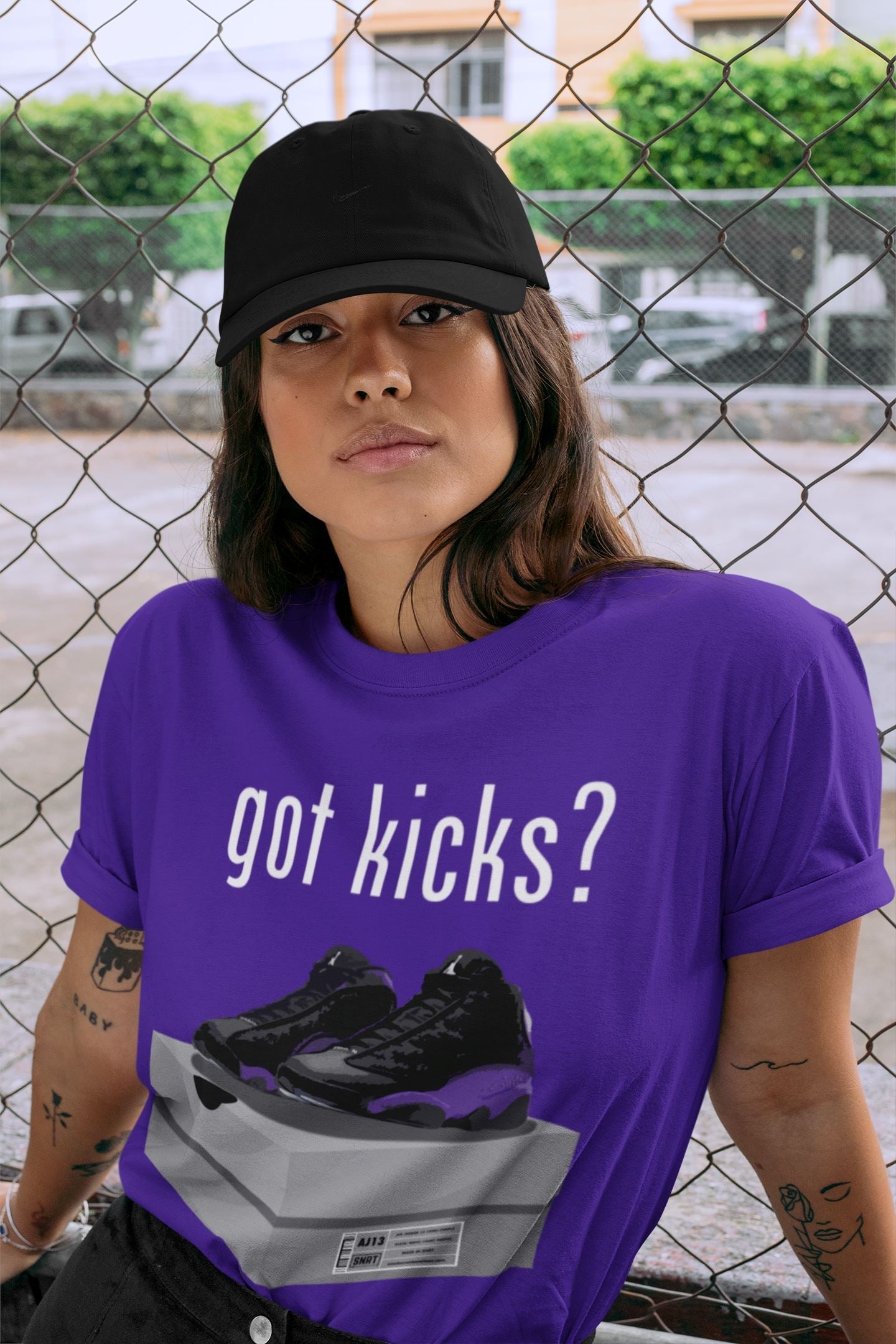 Got Kicks Unisex Tops - Air Jordan 13 Court Purple
