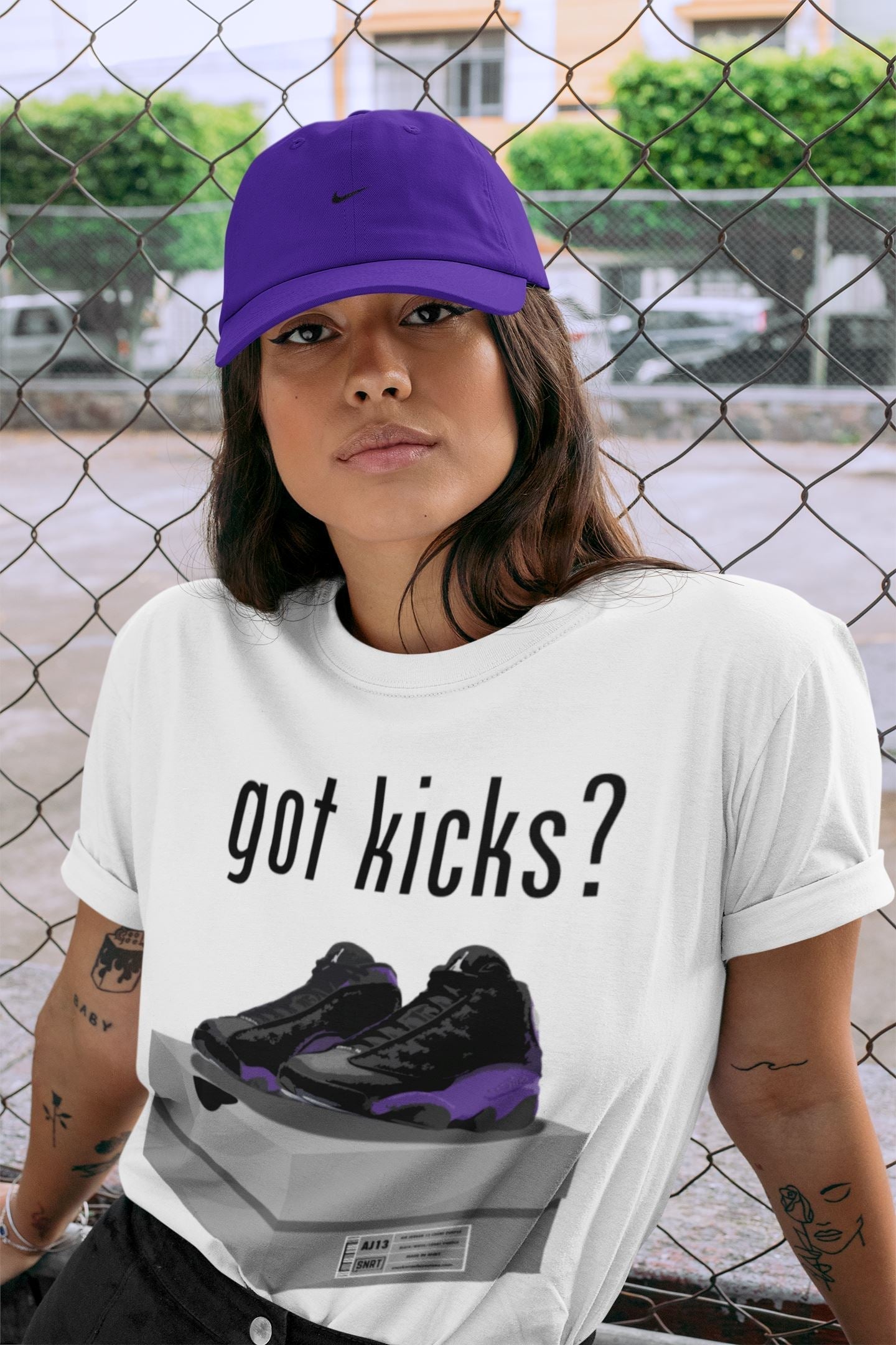 Got Kicks Unisex Tops - Air Jordan 13 Court Purple