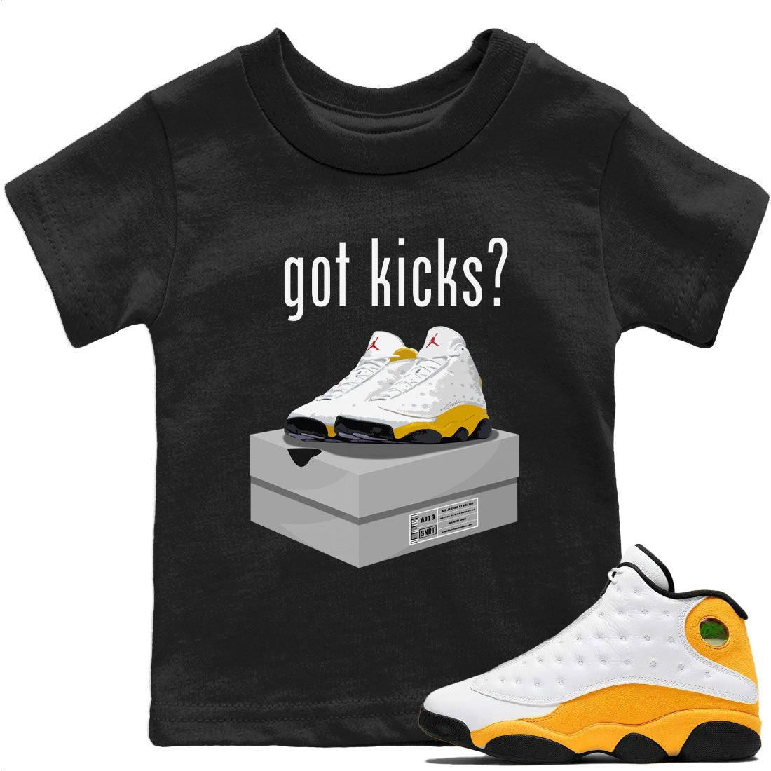 Got Kicks Kids Tops - Air Jordan 13 Del Sol