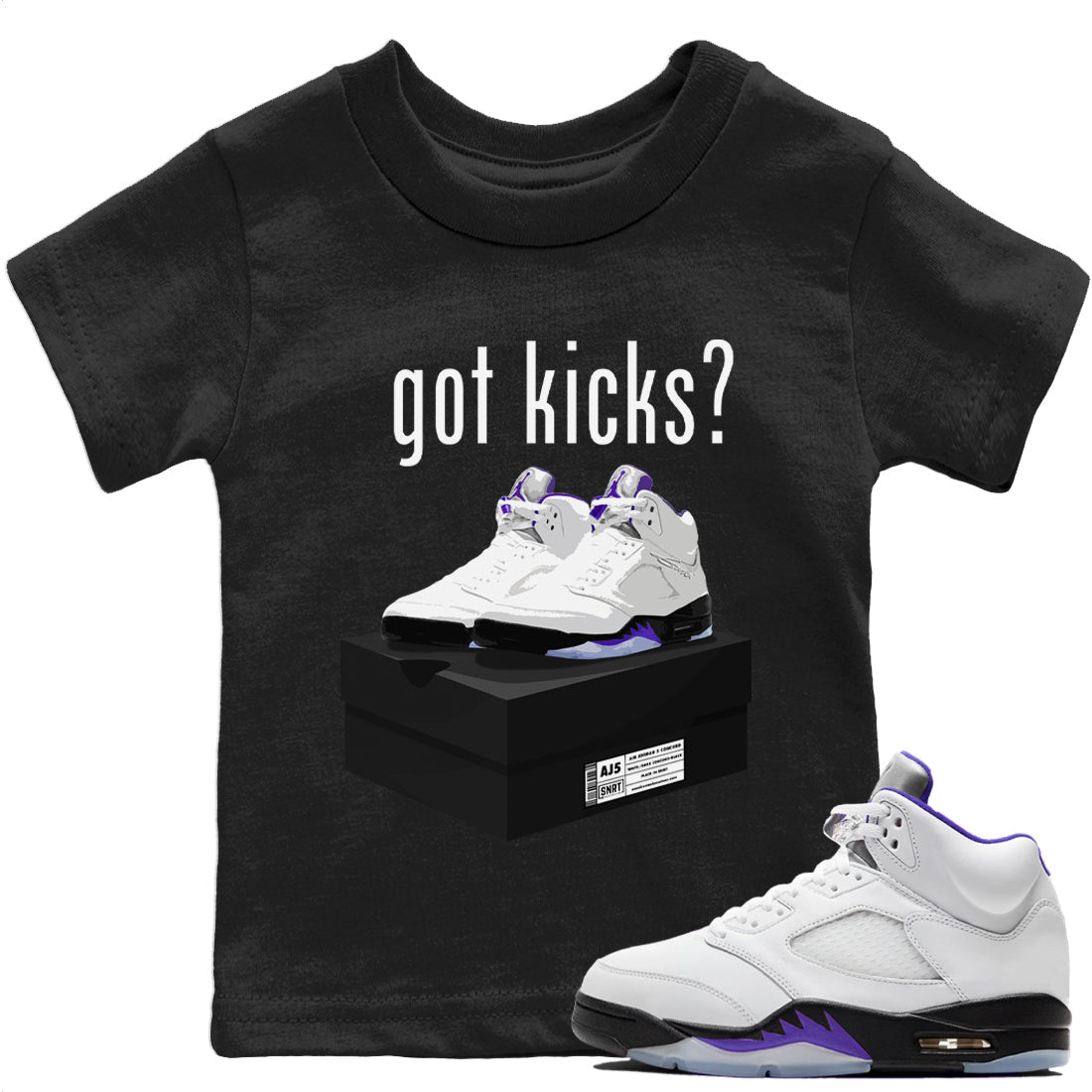Got Kicks Kids Tops - Air Jordan 5 Concord