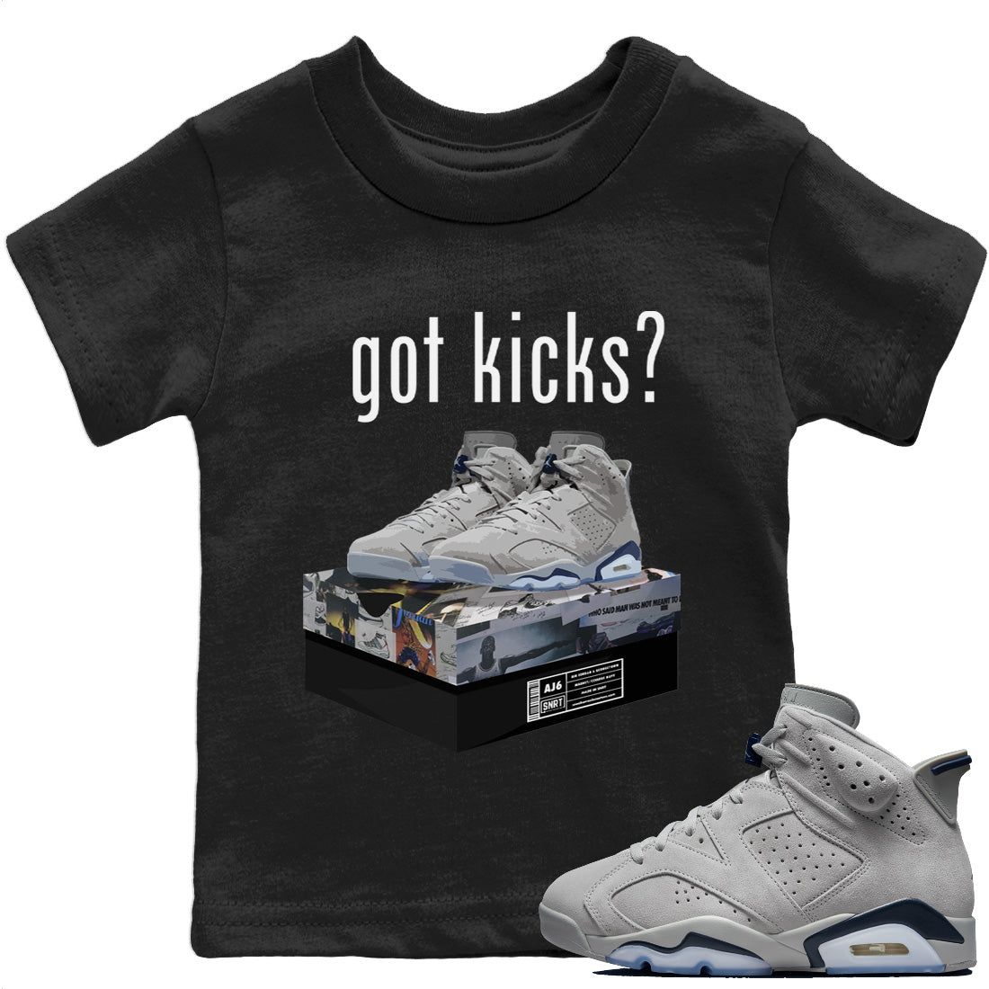 Got Kicks Kids Tops - Air Jordan 6 Georgetown