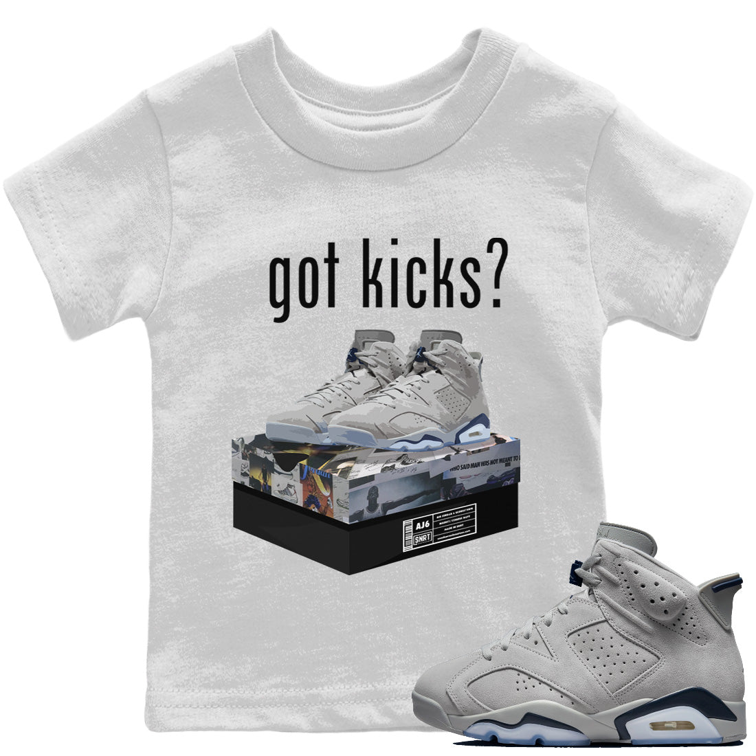Got Kicks Kids Tops - Air Jordan 6 Georgetown