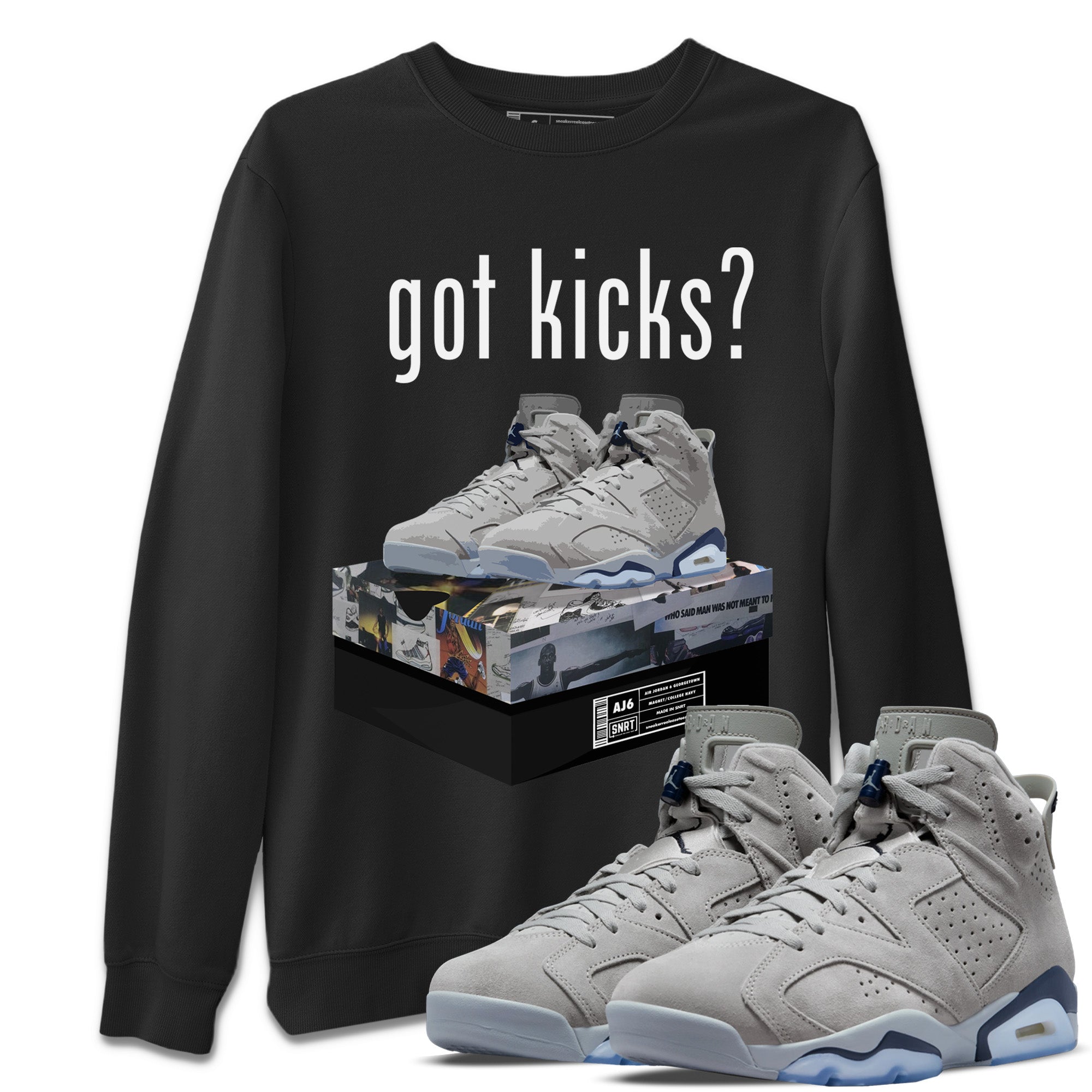 Got Kicks Unisex Tops - Air Jordan 6 Georgetown