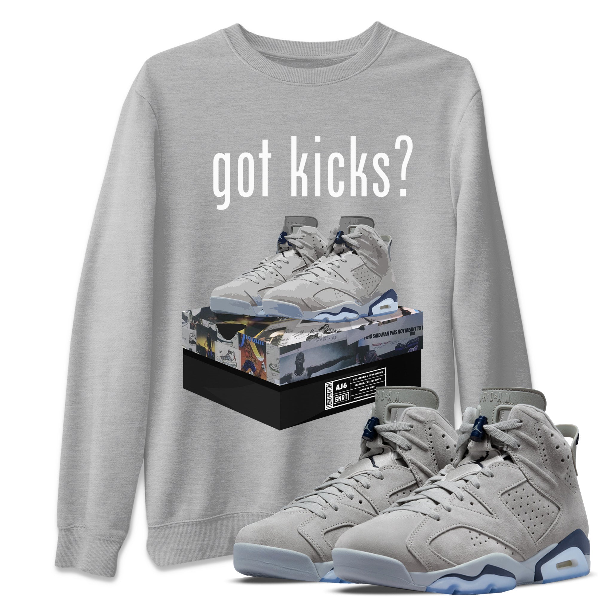 Got Kicks Unisex Tops - Air Jordan 6 Georgetown