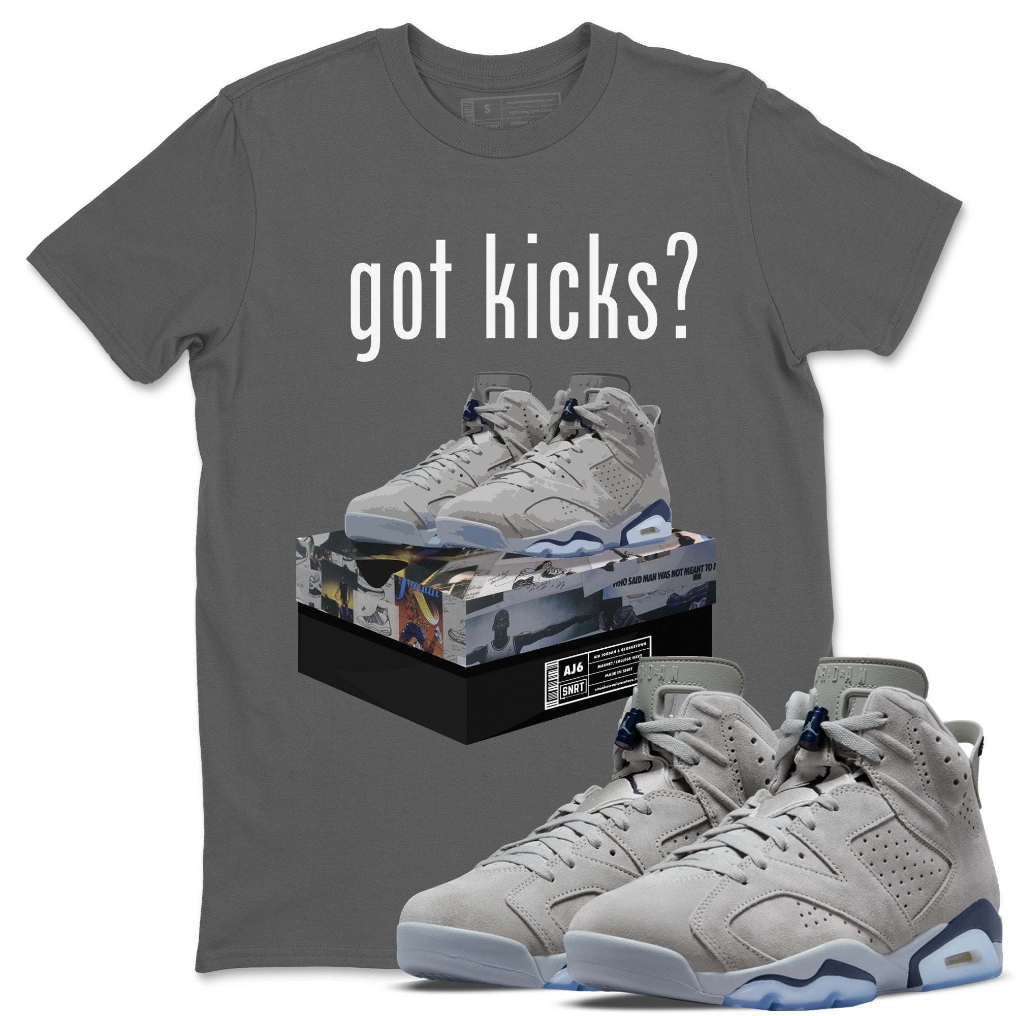 Got Kicks Unisex Tops - Air Jordan 6 Georgetown