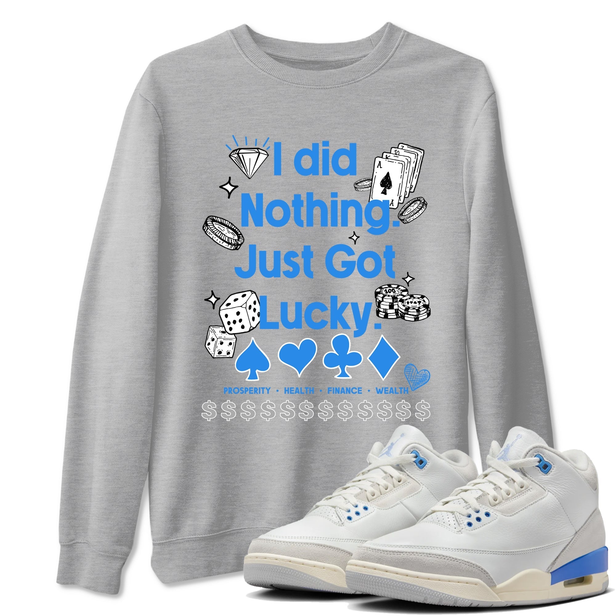 Got Lucky snkmatch Tees - Air Jordan 3 Lucky Shorts