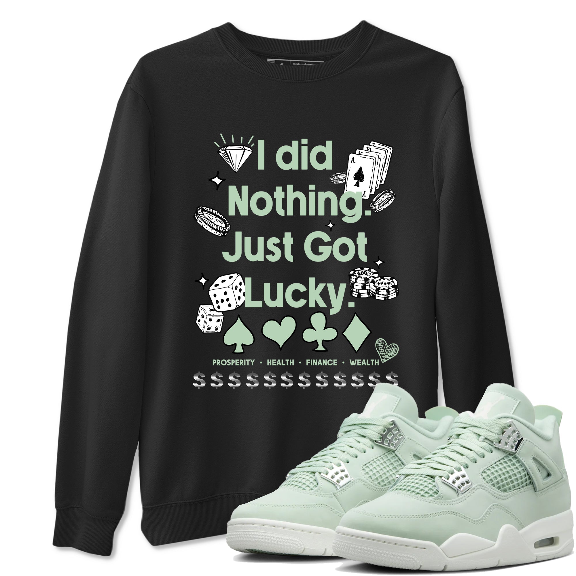 Got Lucky snkmatch Tees - Air Jordan 4 Abundance