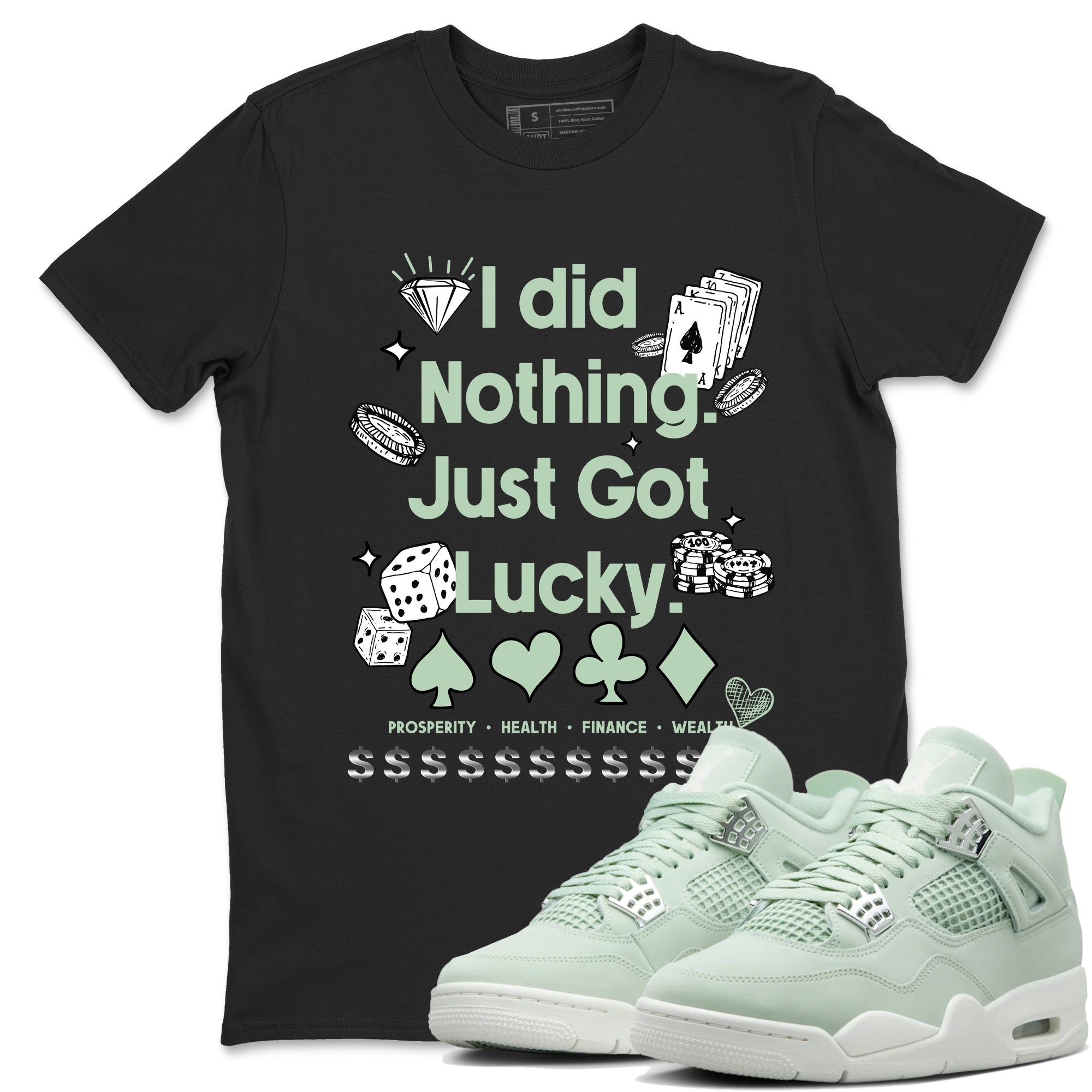 Got Lucky snkmatch Tees - Air Jordan 4 Abundance
