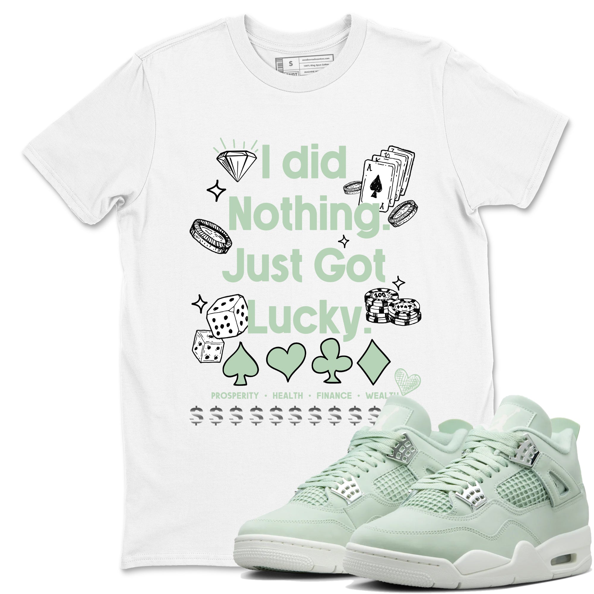 Got Lucky snkmatch Tees - Air Jordan 4 Abundance