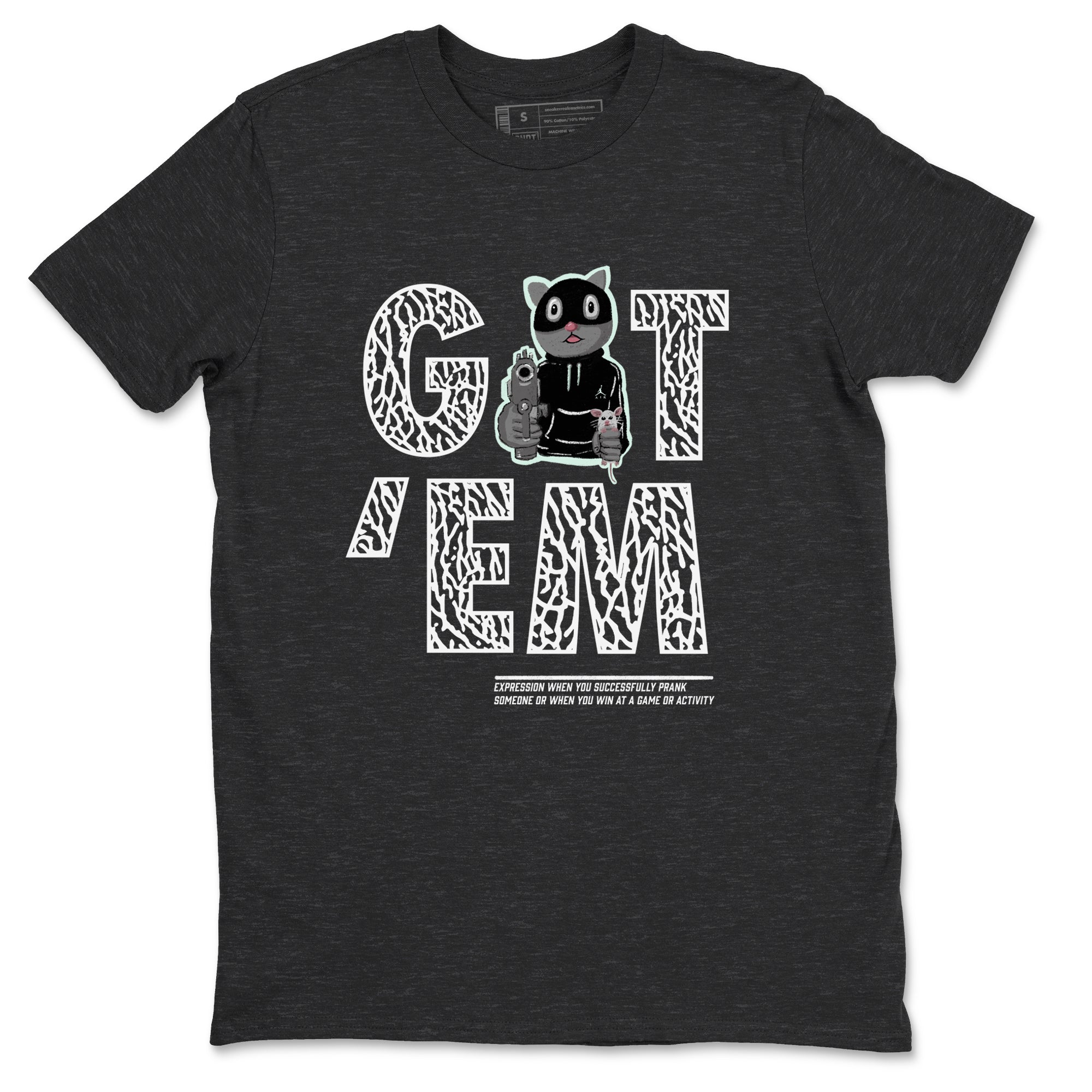Got'em Cat snkmatch Tees - Air Jordan 3 Green Glow