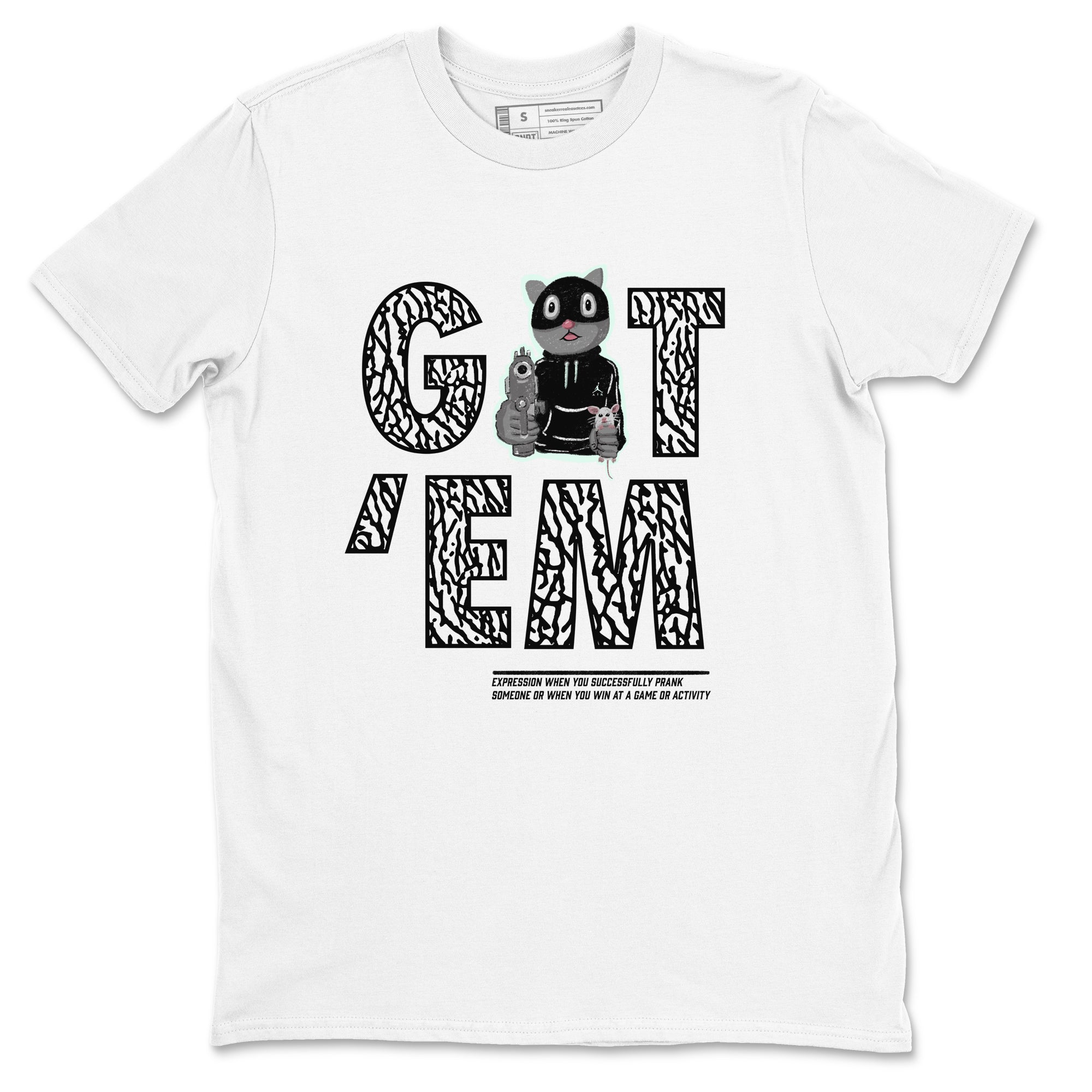 Got'em Cat snkmatch Tees - Air Jordan 3 Green Glow